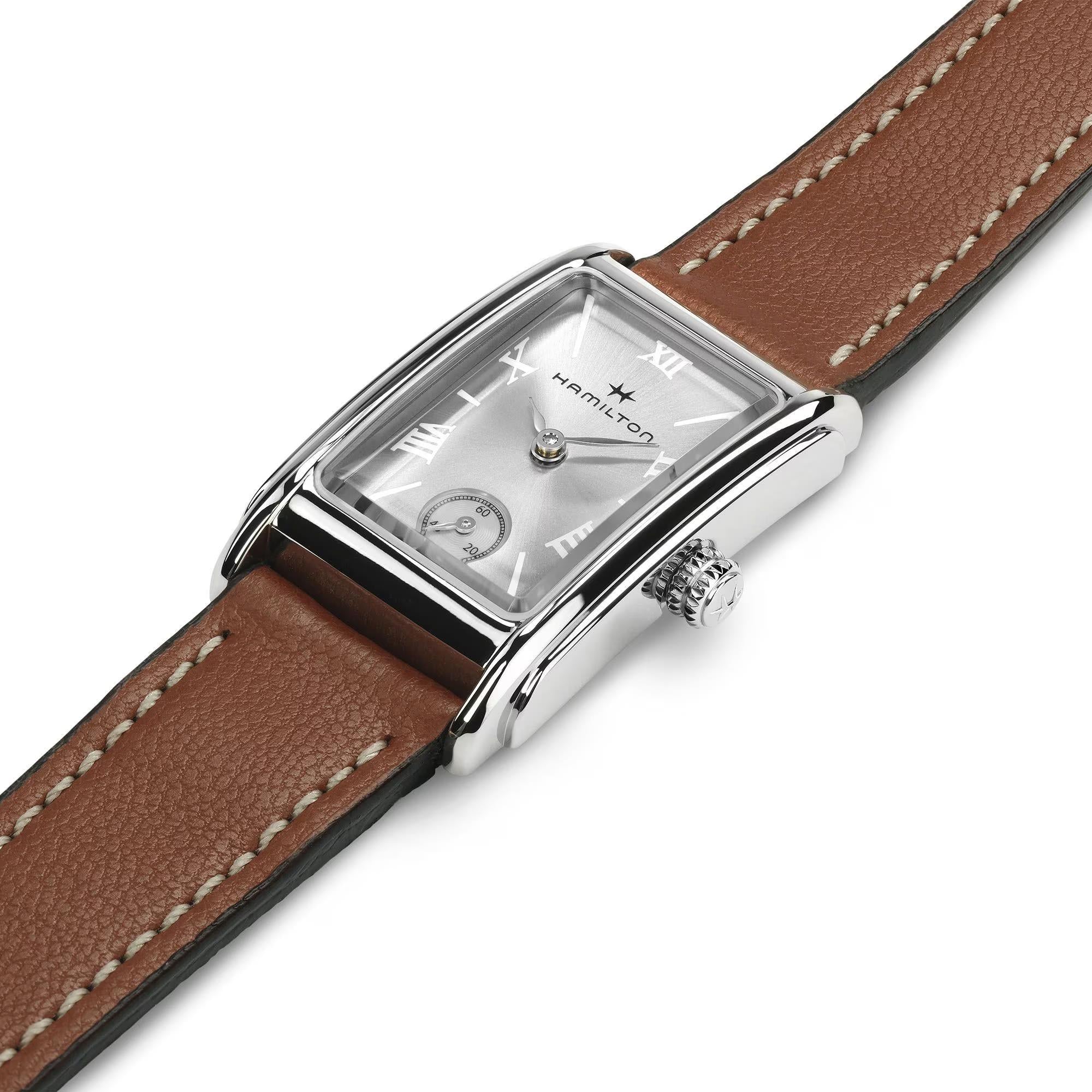 Hamilton American Classic Ardmore Quartz Silver Dial Leather Strap Women's Watch H11221550