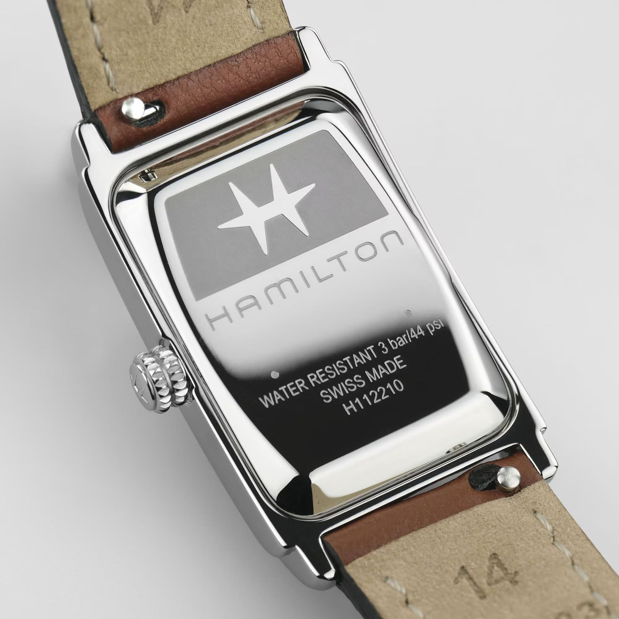 Hamilton American Classic Ardmore Quartz Silver Dial Leather Strap Women's Watch H11221550