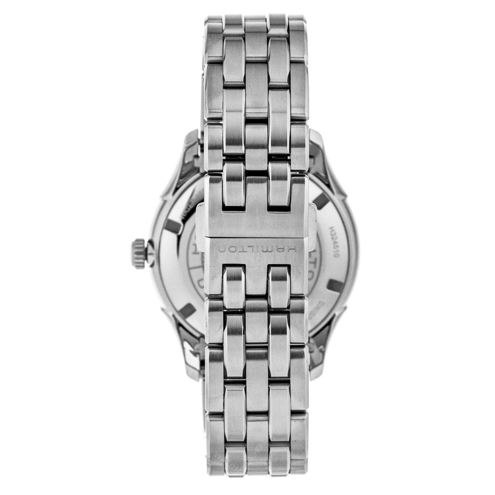 Hamilton Jazzmaster Quartz Blue Dial Steel Strap Men's Watch H32451141