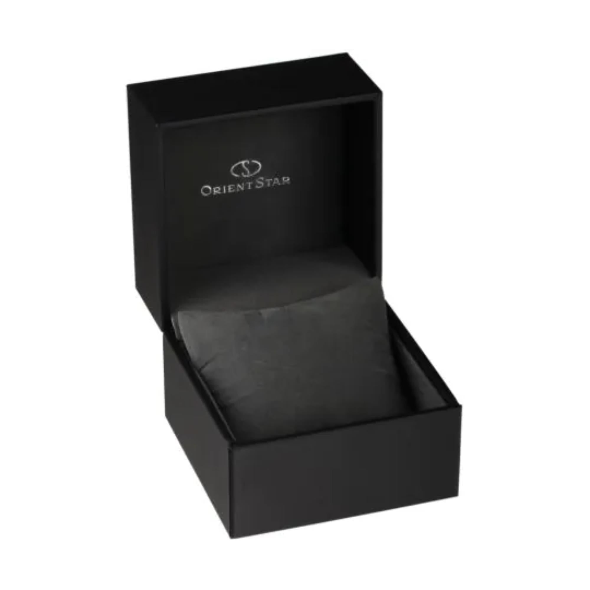 Orient Star Contemporary Silver Dial Stainless Steel Strap Men's Watch RE-AY0005A00B