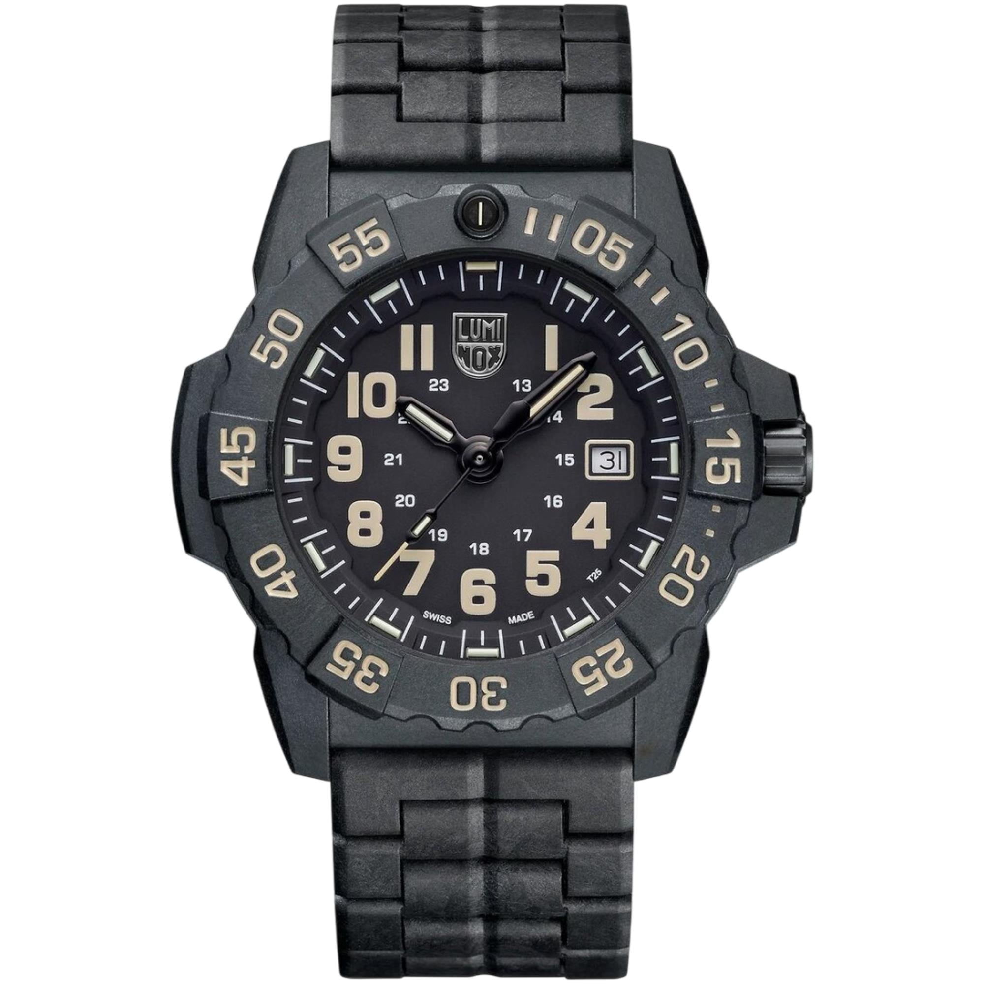 Luminox Navy Seal 3500 Black Dial Carbonox Strap Men's Watch XS.3510