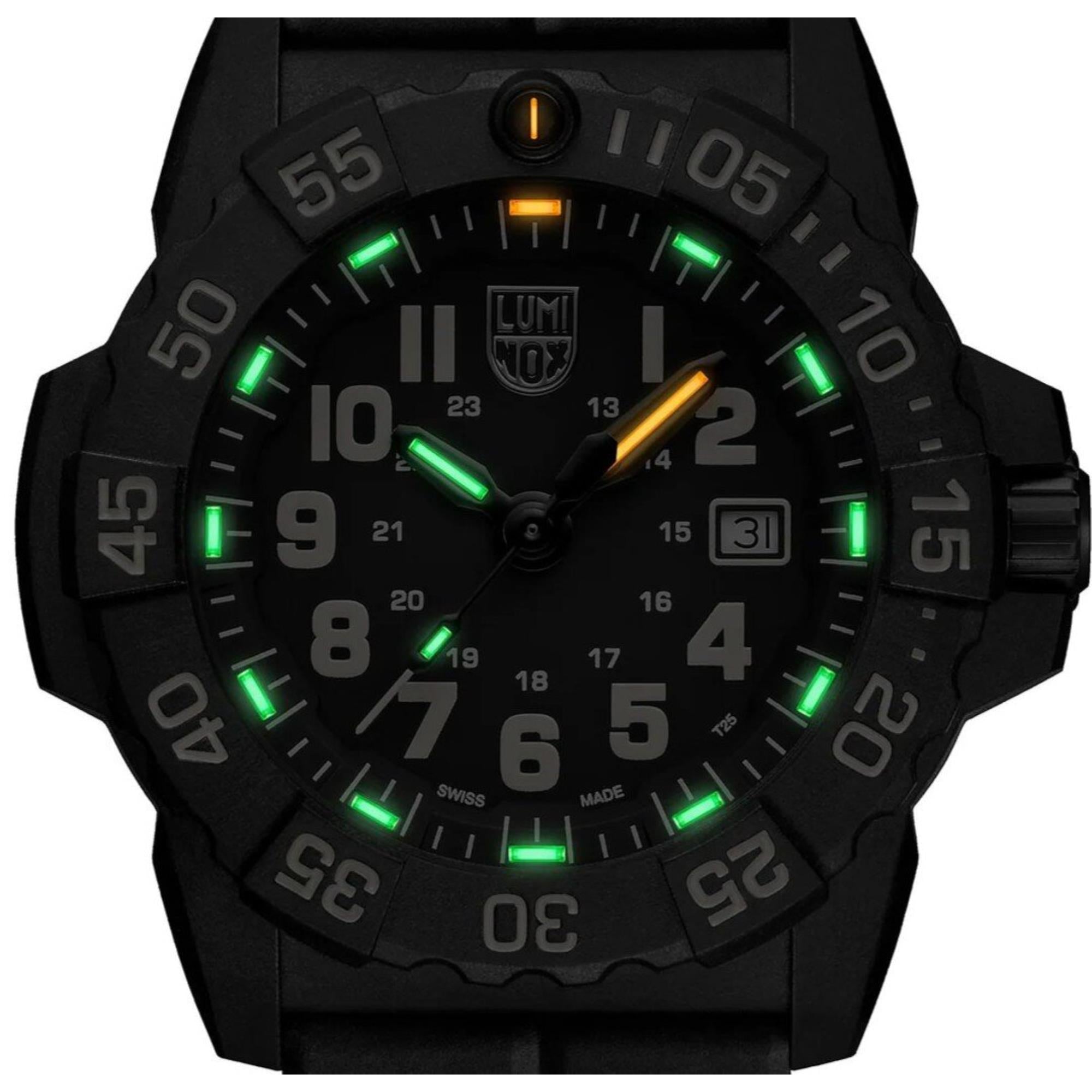 Luminox Navy Seal 3500 Black Dial Carbonox Strap Men's Watch XS.3510