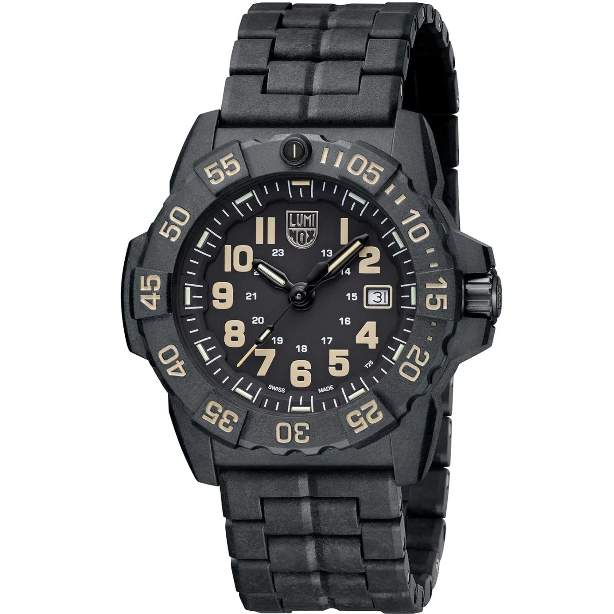 Luminox Navy Seal 3500 Black Dial Carbonox Strap Men's Watch XS.3510