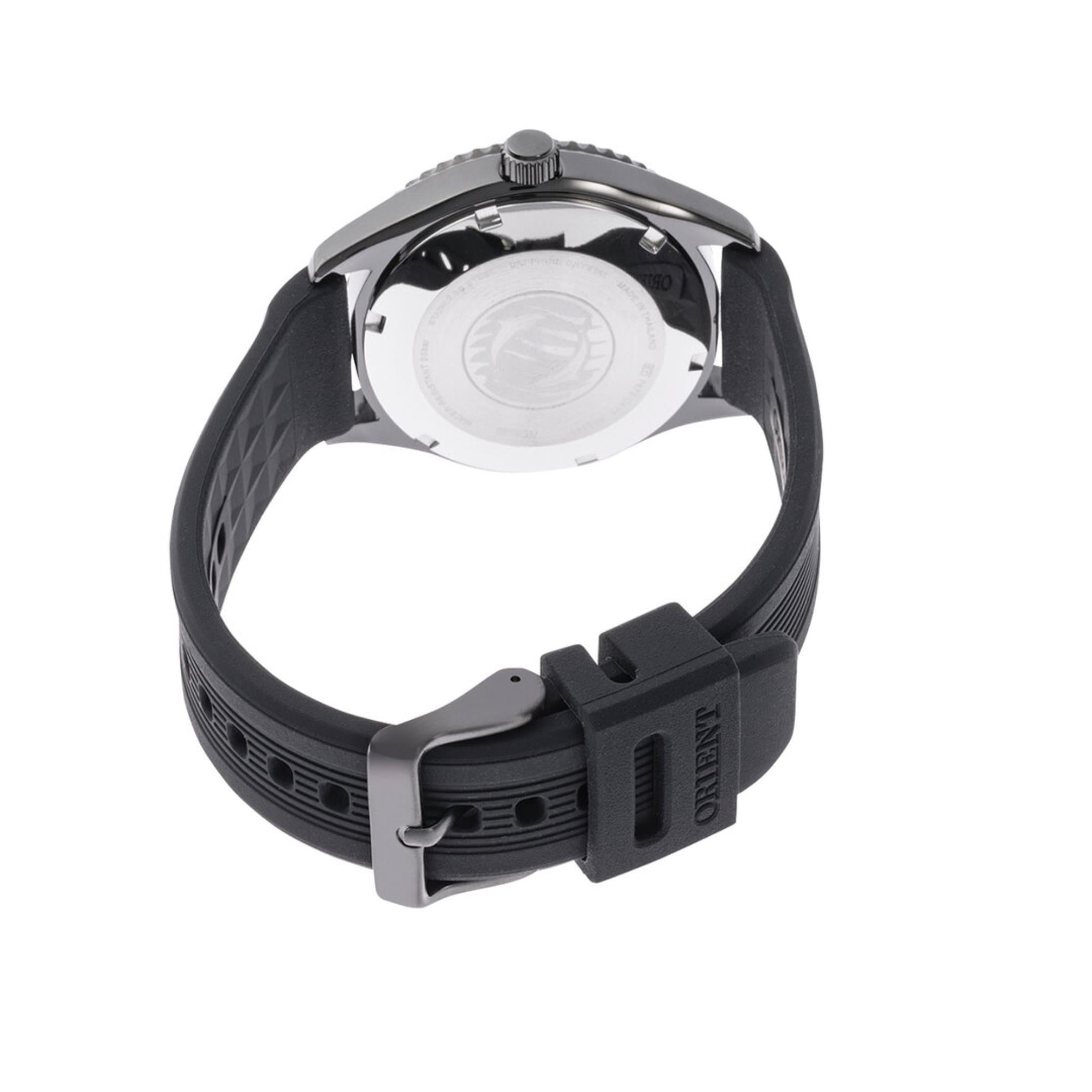 Orient Mako Automatic Grey Dial Rubber Strap Men's Dive Watch RA-AC0Q10N30B