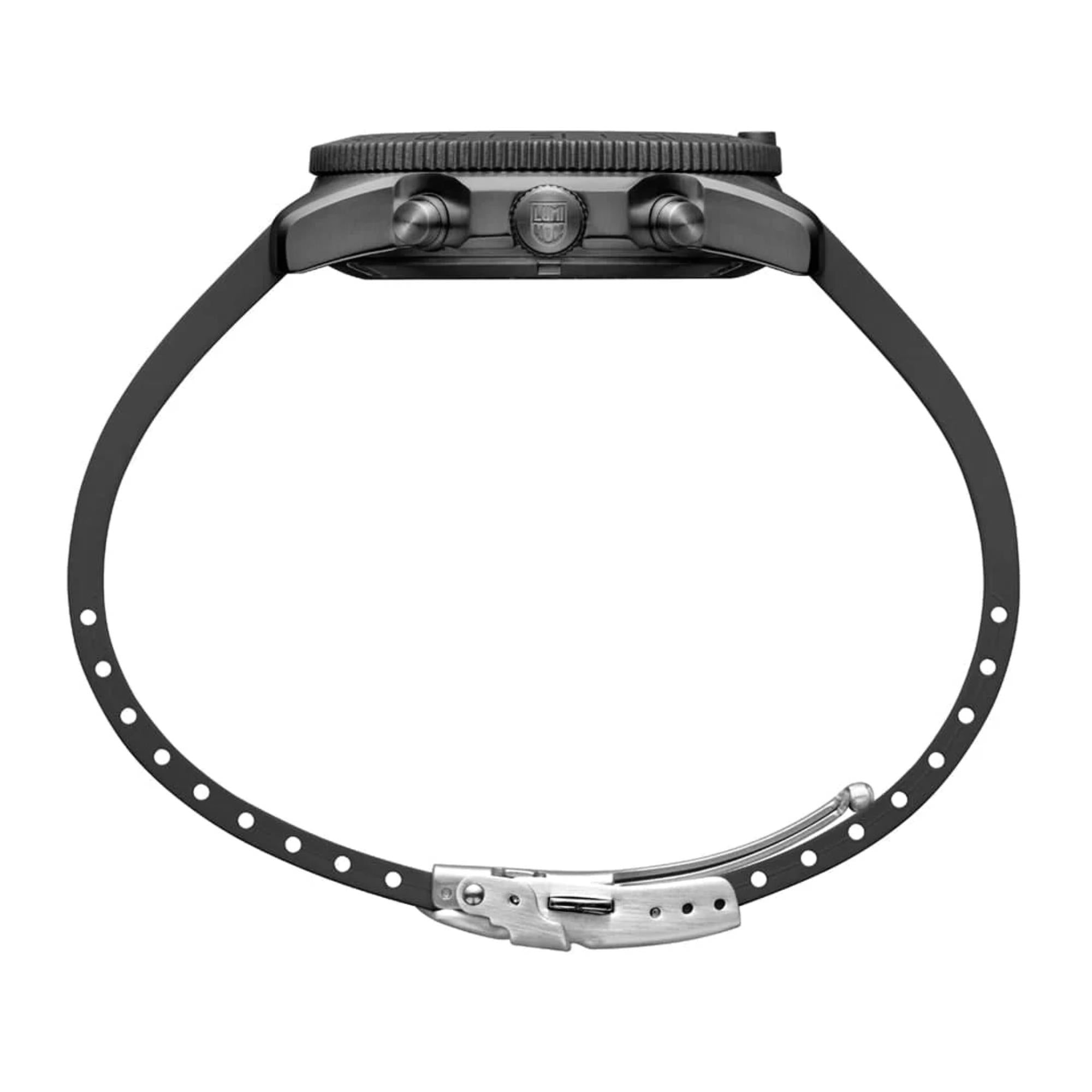 Luminox Pacific Diver Chronograph Series Black Dial Rubber Strap Men's Watch XS.3141.BO.1.SET