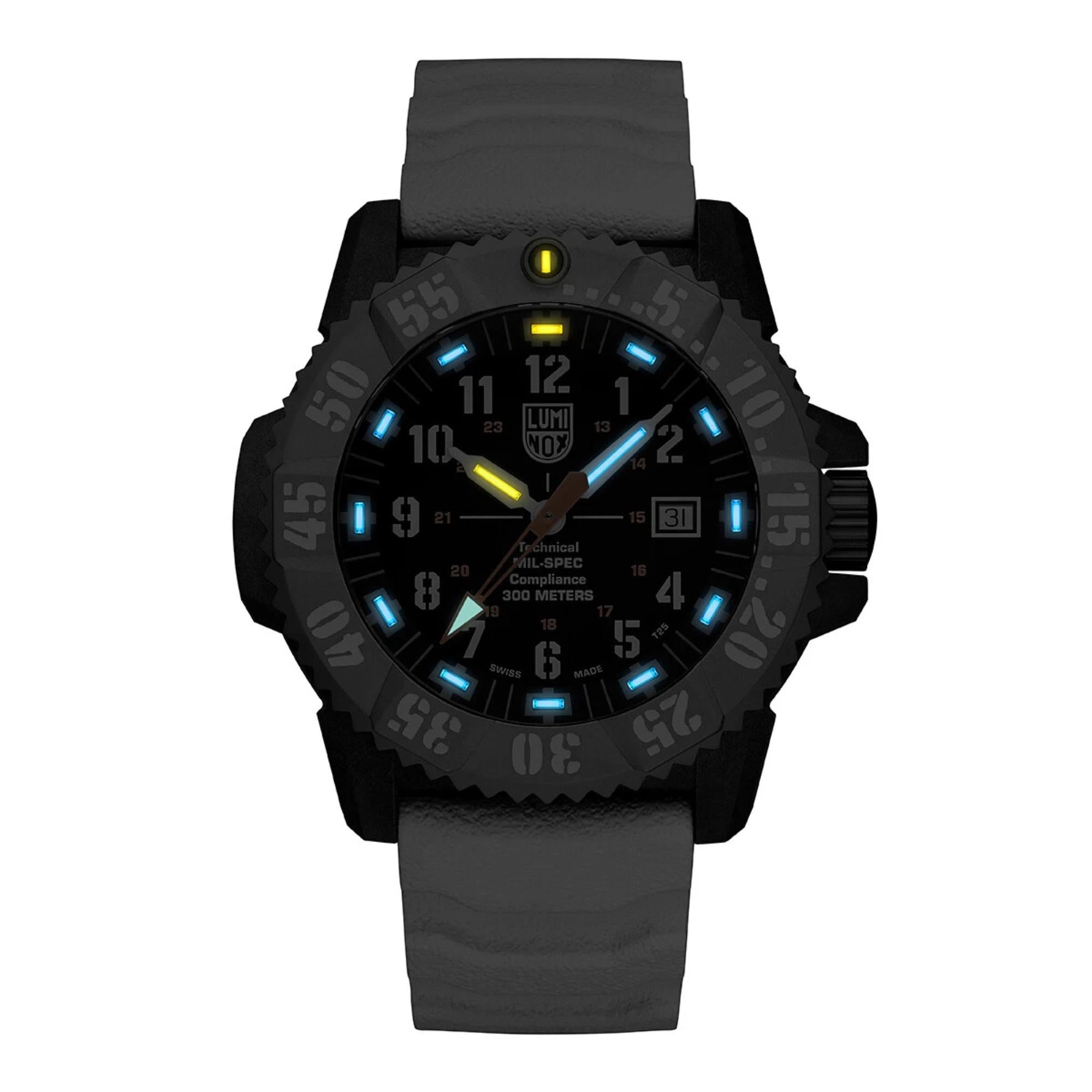 Luminox MIL-SPEC 3350 Series Black Dial Rubber Strap Men's Watch XL.3359.SET
