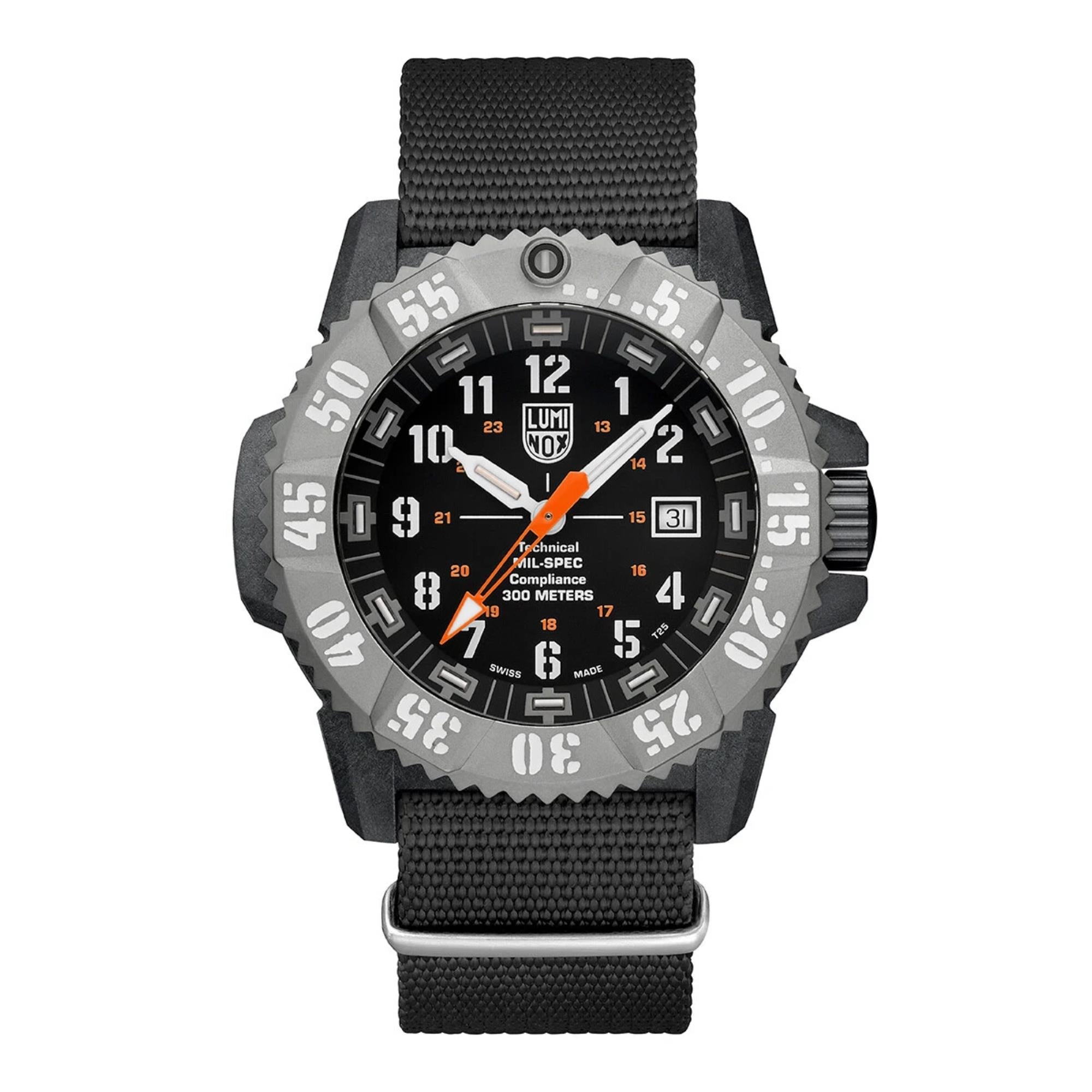 Luminox MIL-SPEC 3350 Series Black Dial Rubber Strap Men's Watch XL.3359.SET
