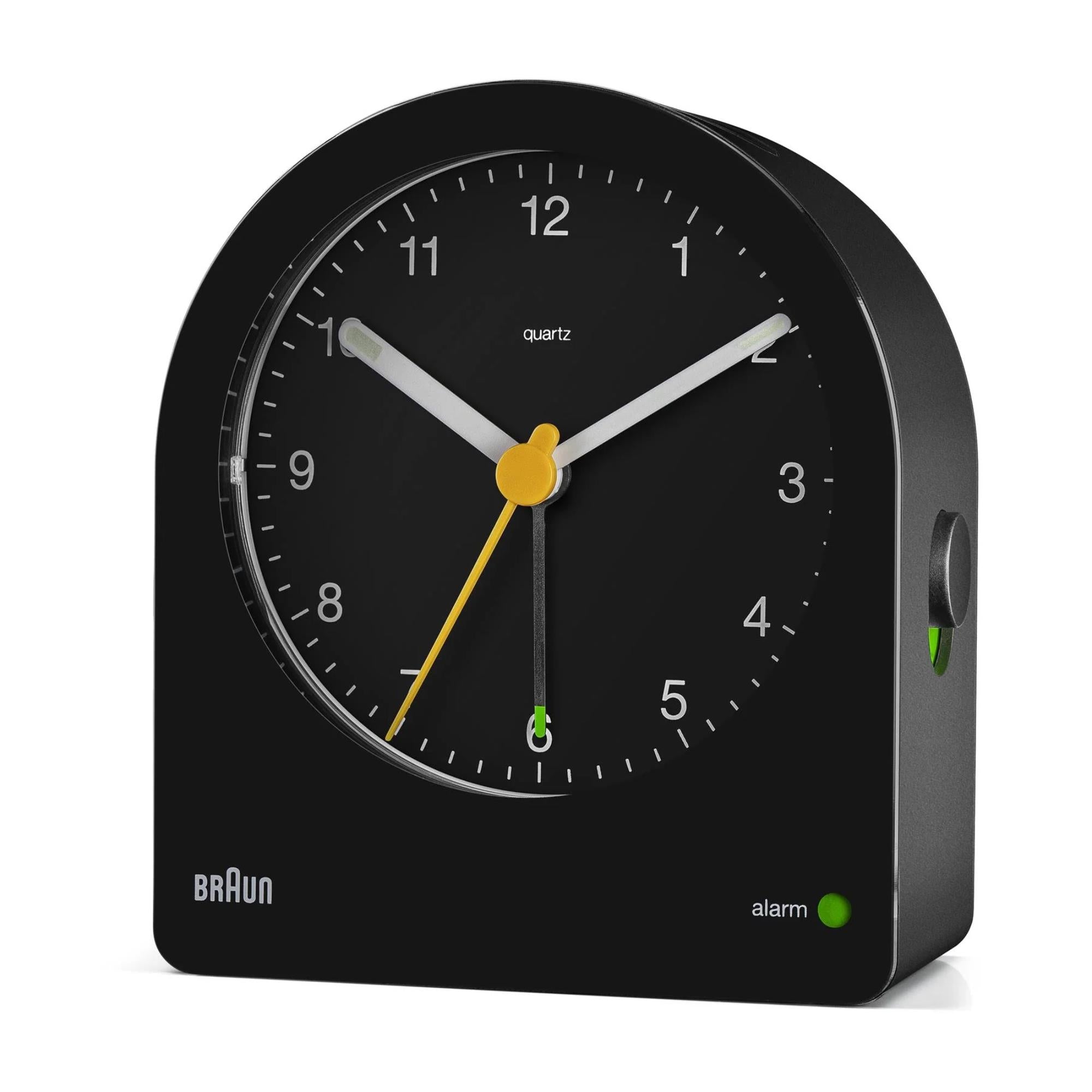 Braun Classic Black Dial Alarm Clock BC22B