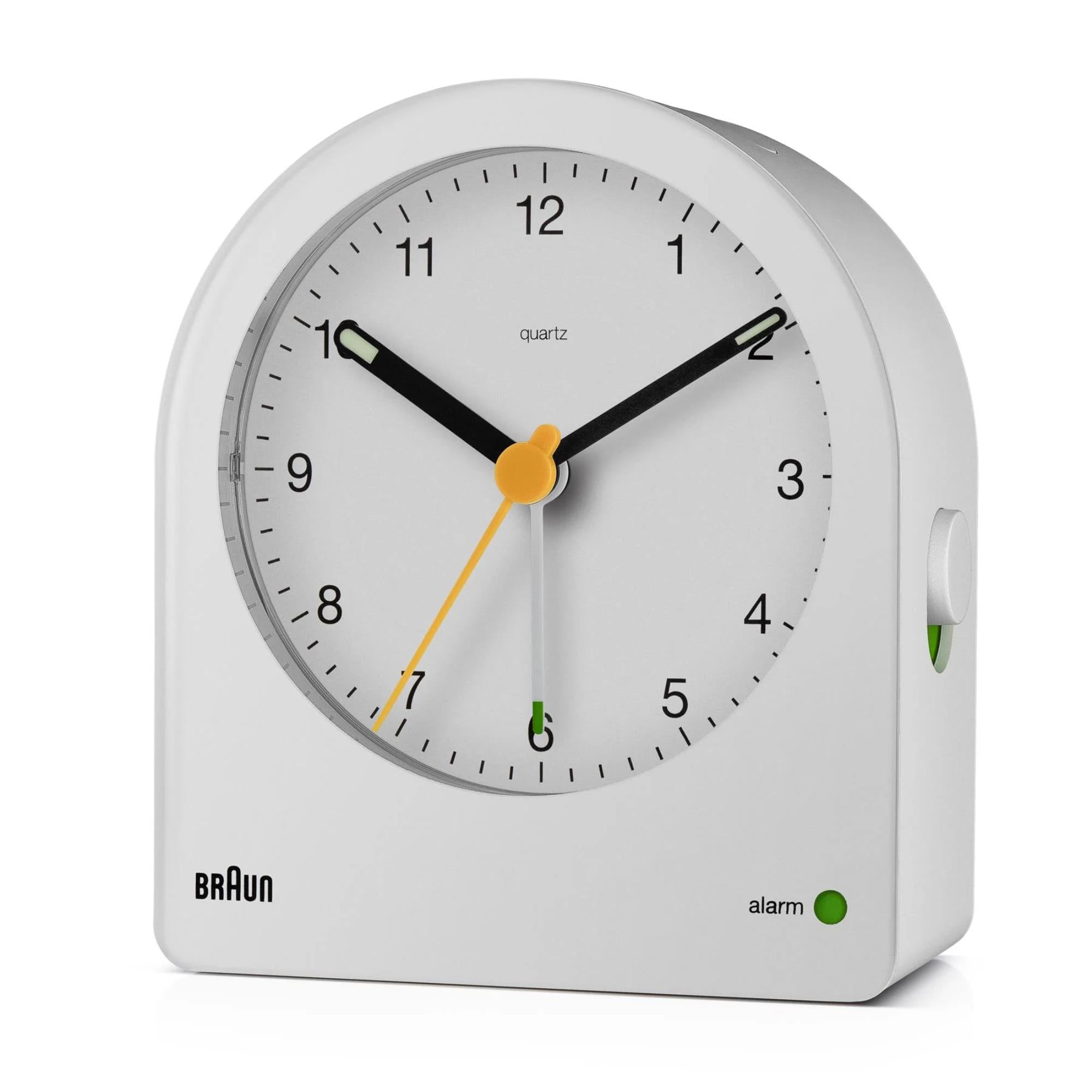 Braun Classic White Dial Alarm Clock BC22W