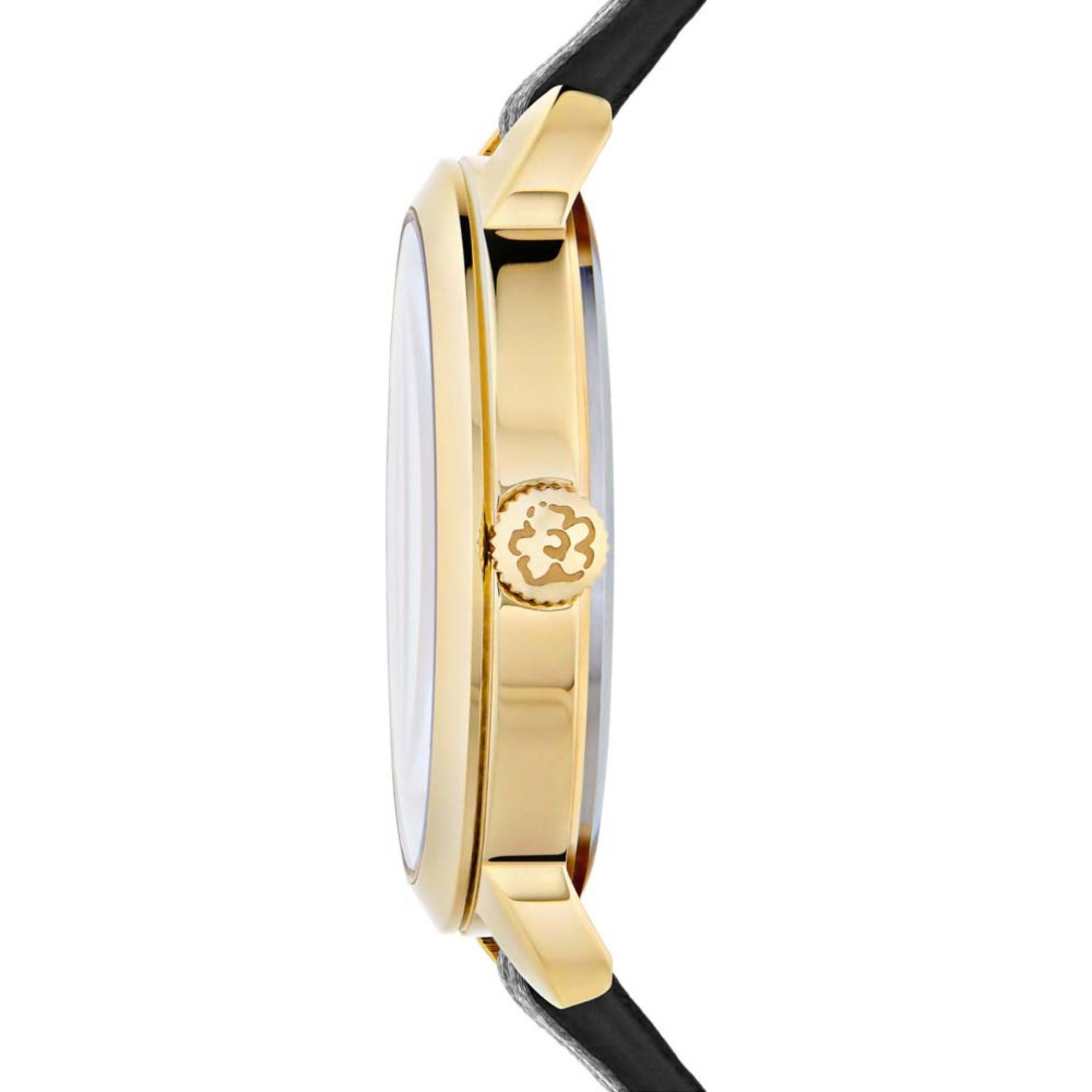 Ted Baker Fleure Quartz Black Dial Leather Strap Women's Watch BKPFLS302