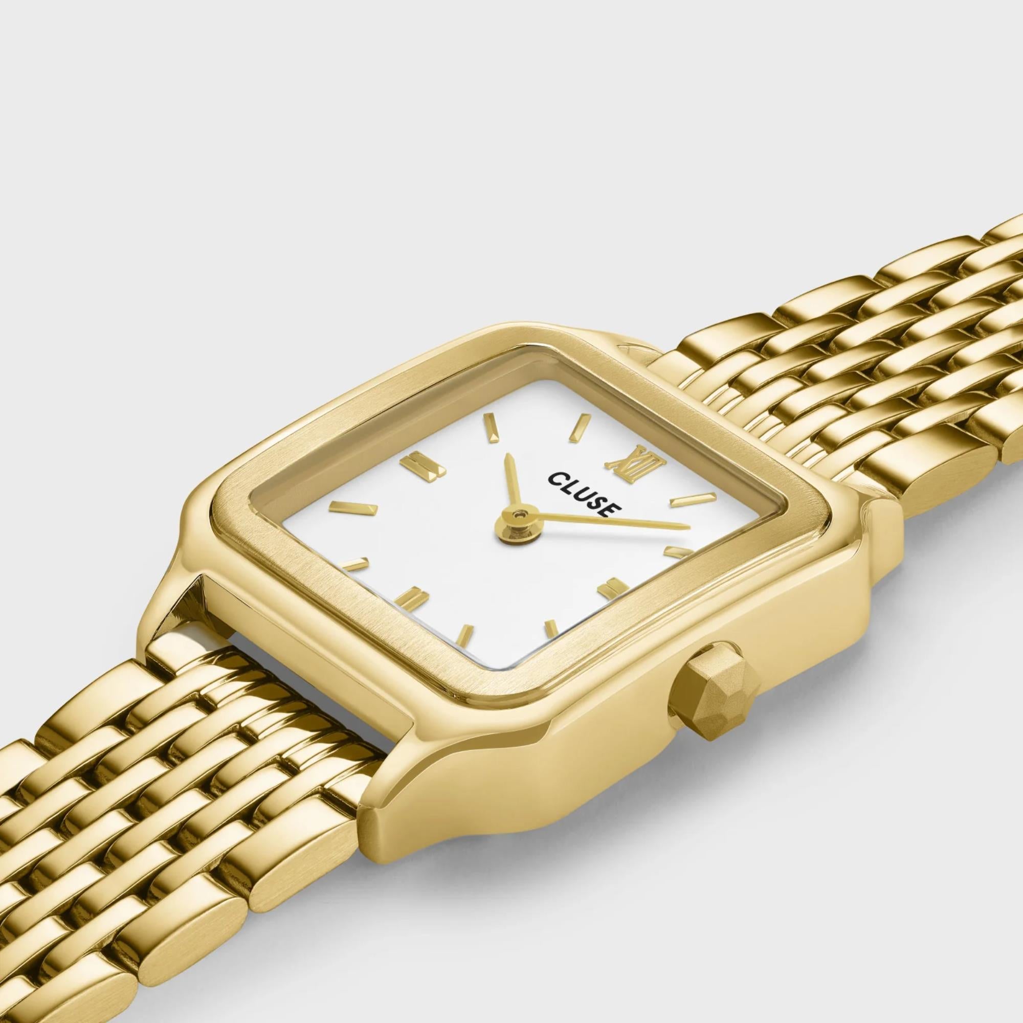 CLUSE Gracieuse Petite Quartz White Dial Steel Strap Women's Watch CW11815
