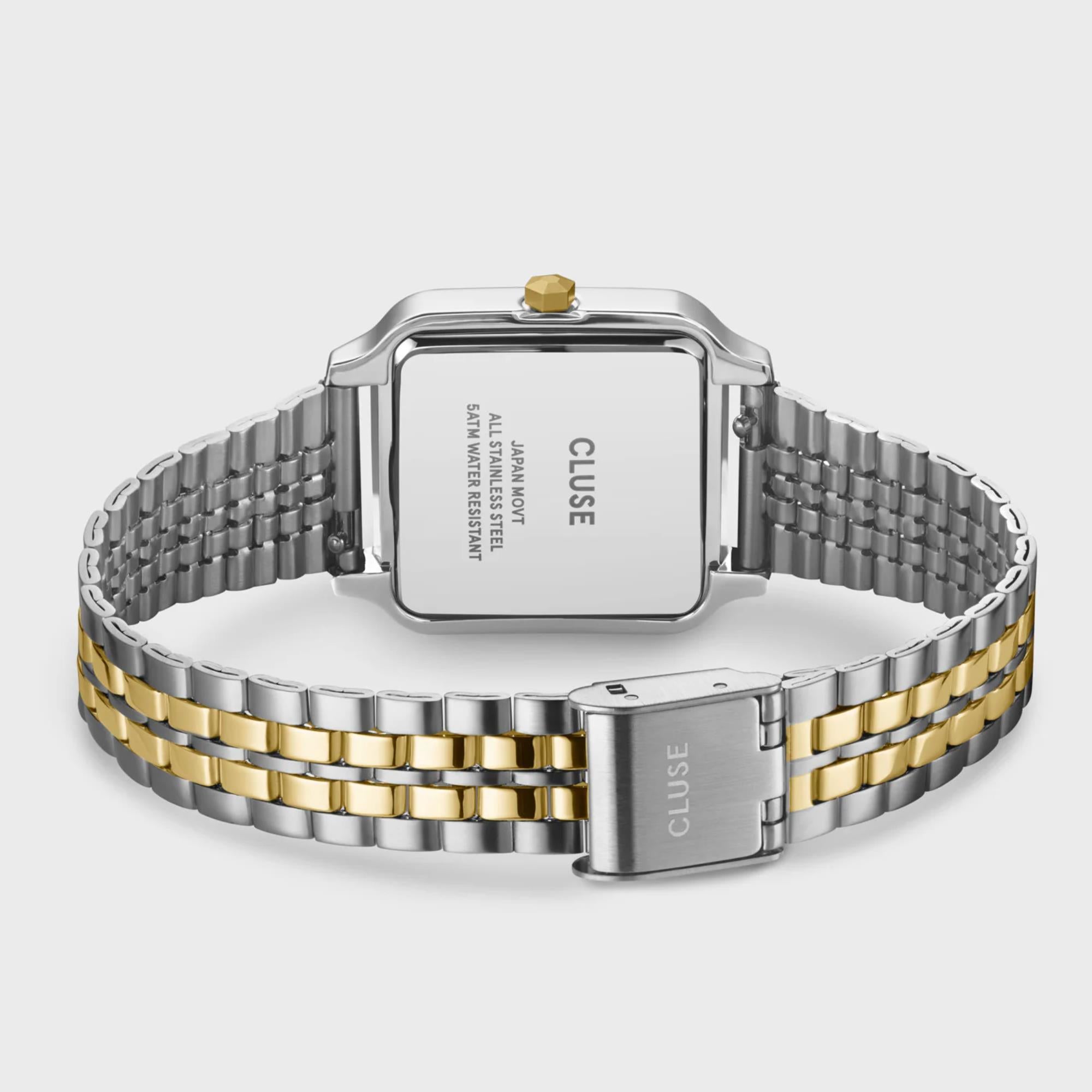 CLUSE Gracieuse Quartz White Dial Steel Strap Women's Watch CW11901