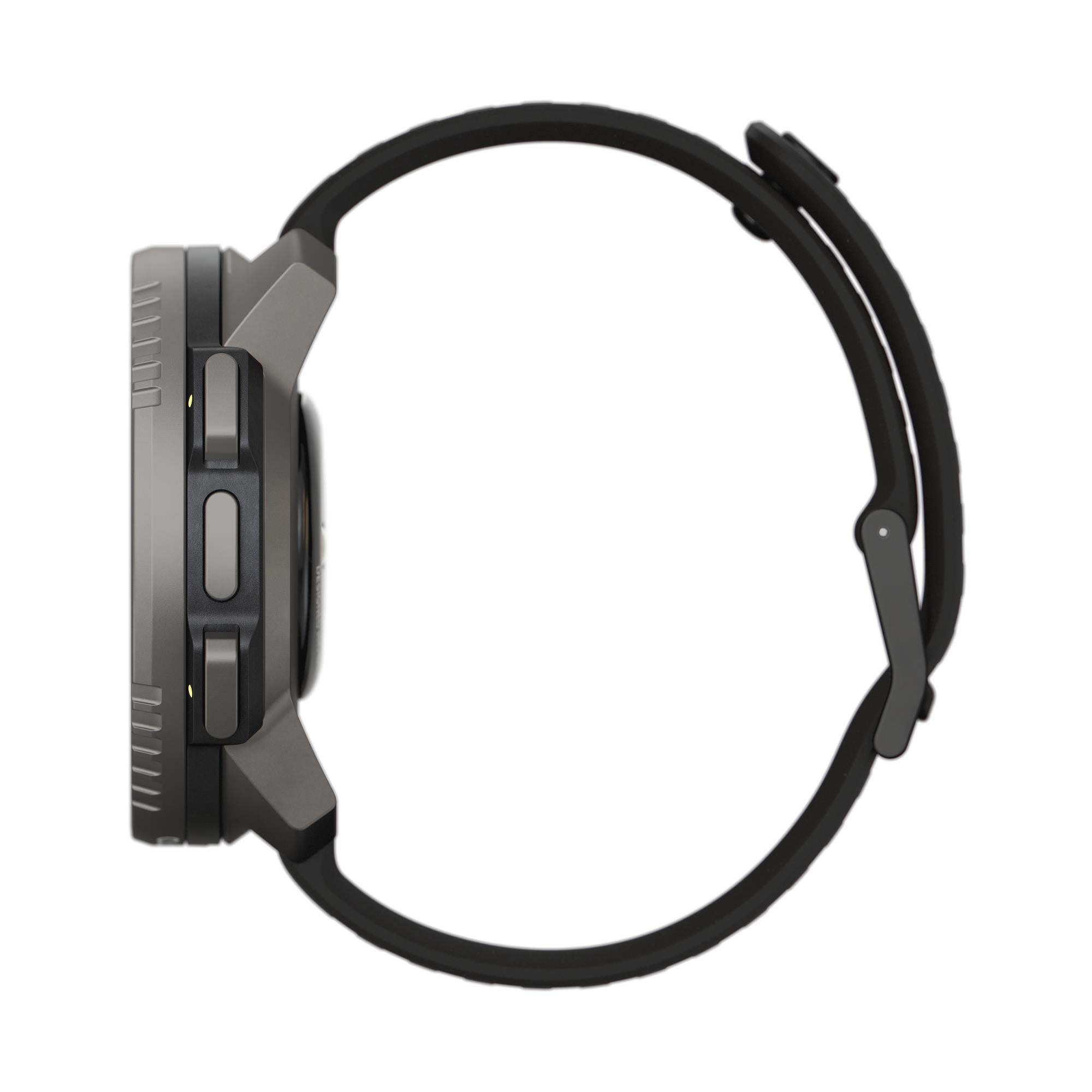 Suunto Vertical Titanium Solar Black Digital Silicone Strap Unisex Smart Watch SS050858000