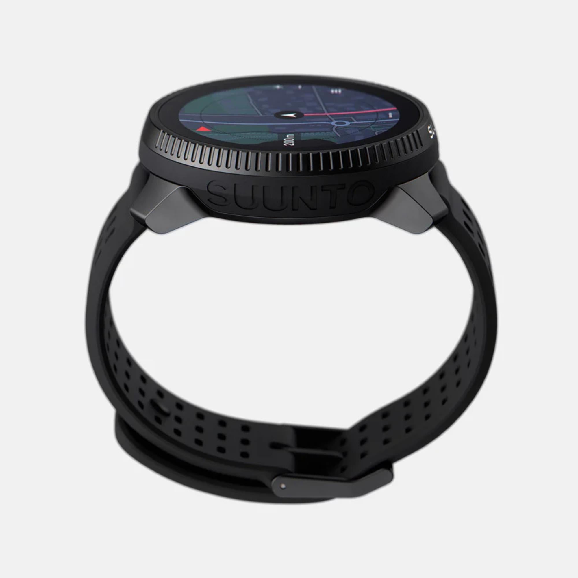 Suunto Race All Black Digital Silicone Strap Unisex Smart Watch SS050929000