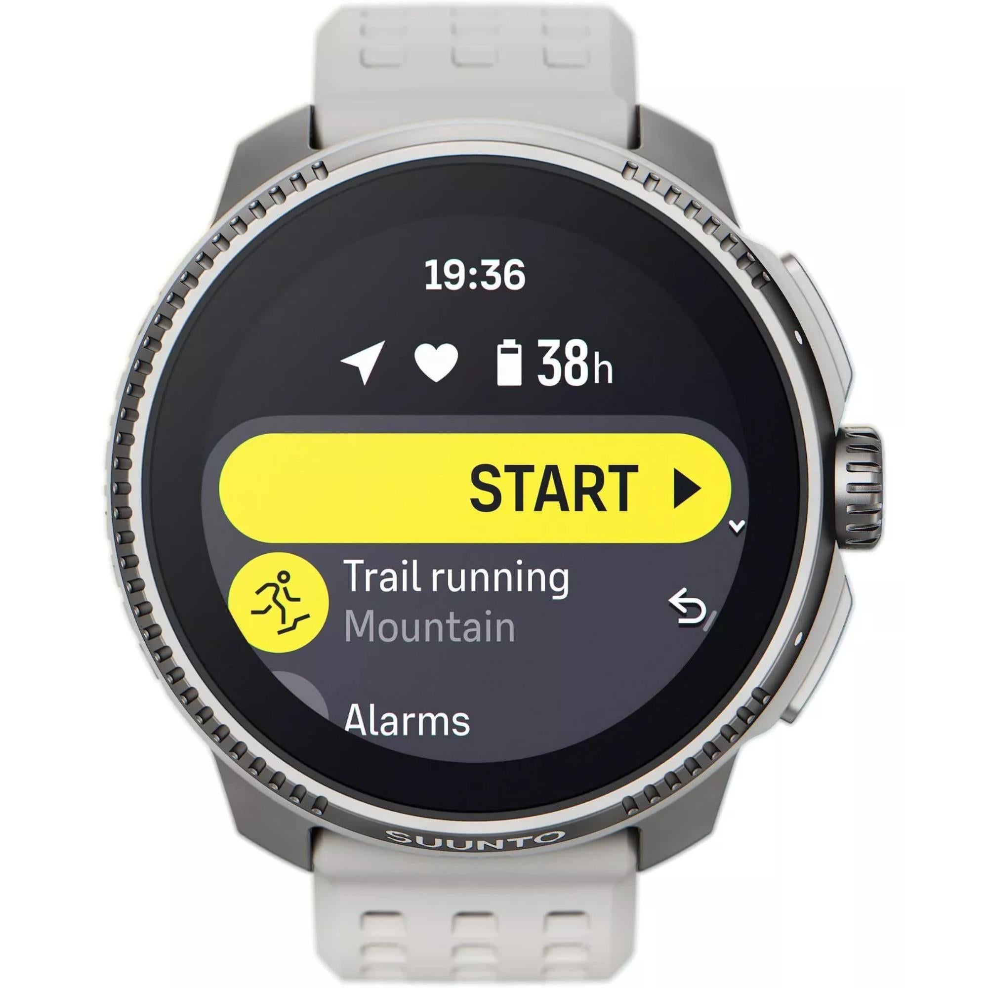 Suunto Race Birch AMOLED Digital Silicone Strap Unisex Smart Fitness Watch SS050931000