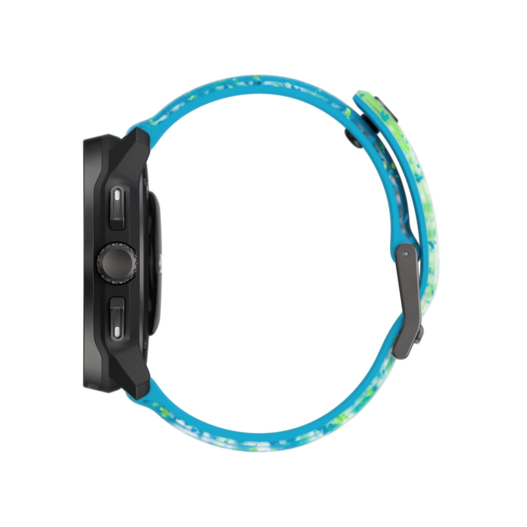 Suunto Race S Power Blue AMOLED Digital Silicone Strap Unisex Smart Fitness Watch SS051015000
