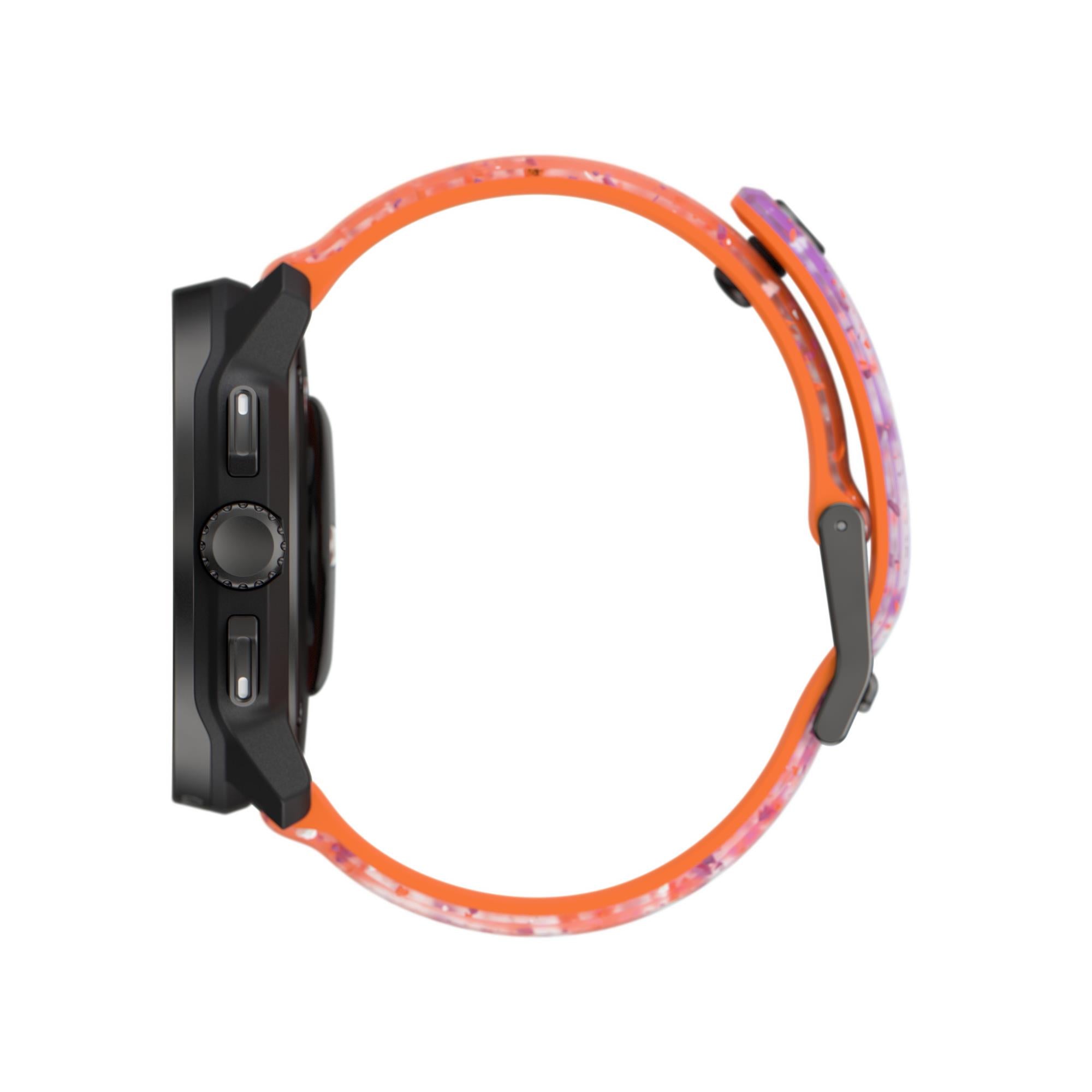 Suunto Race S Power Orange AMOLED Digital Silicone Strap Unisex Smart Fitness Watch SS051016000