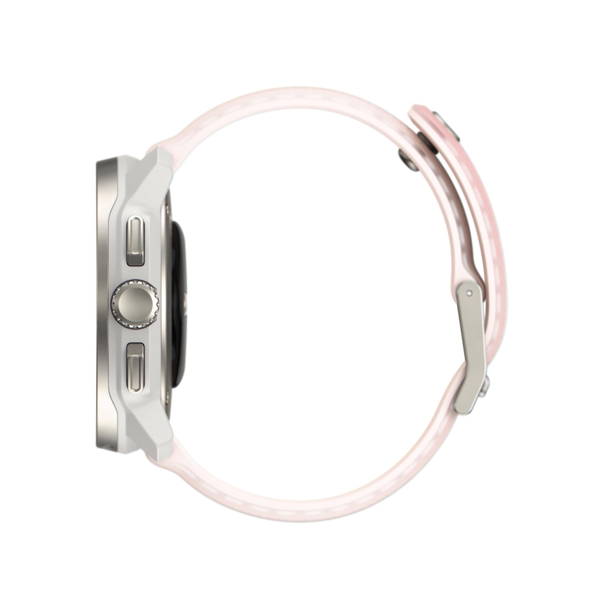 Suunto Race S Powder Pink AMOLED Digital Silicone Strap Unisex Smart Fitness Watch SS051018000