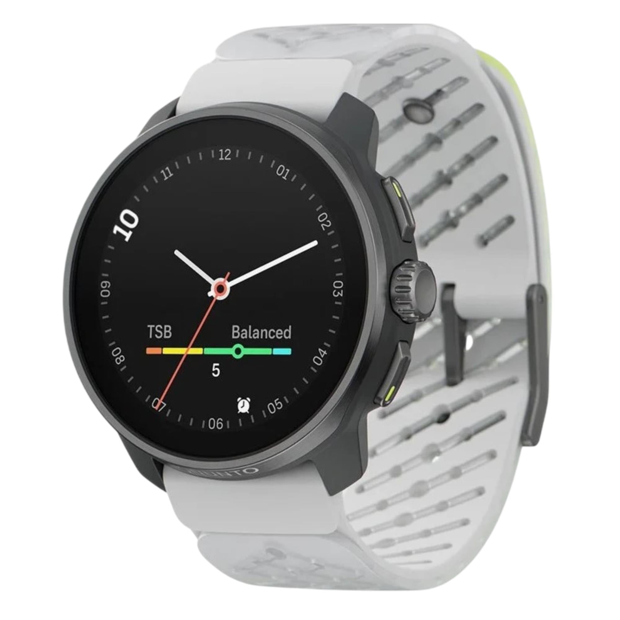 Suunto Race S Titanium Canary AMOLED Digital Silicone Strap Unisex Smart Fitness Watch SS051105000