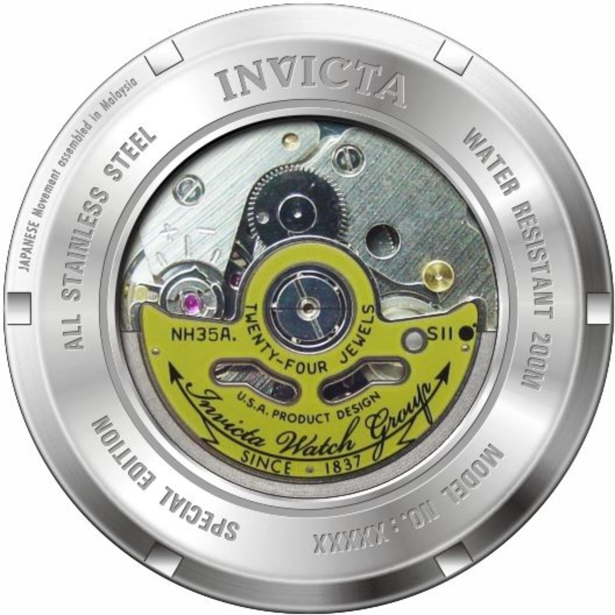 Invicta Pro Diver Automatic Blue Dial Steel Strap Men's Watch 30601
