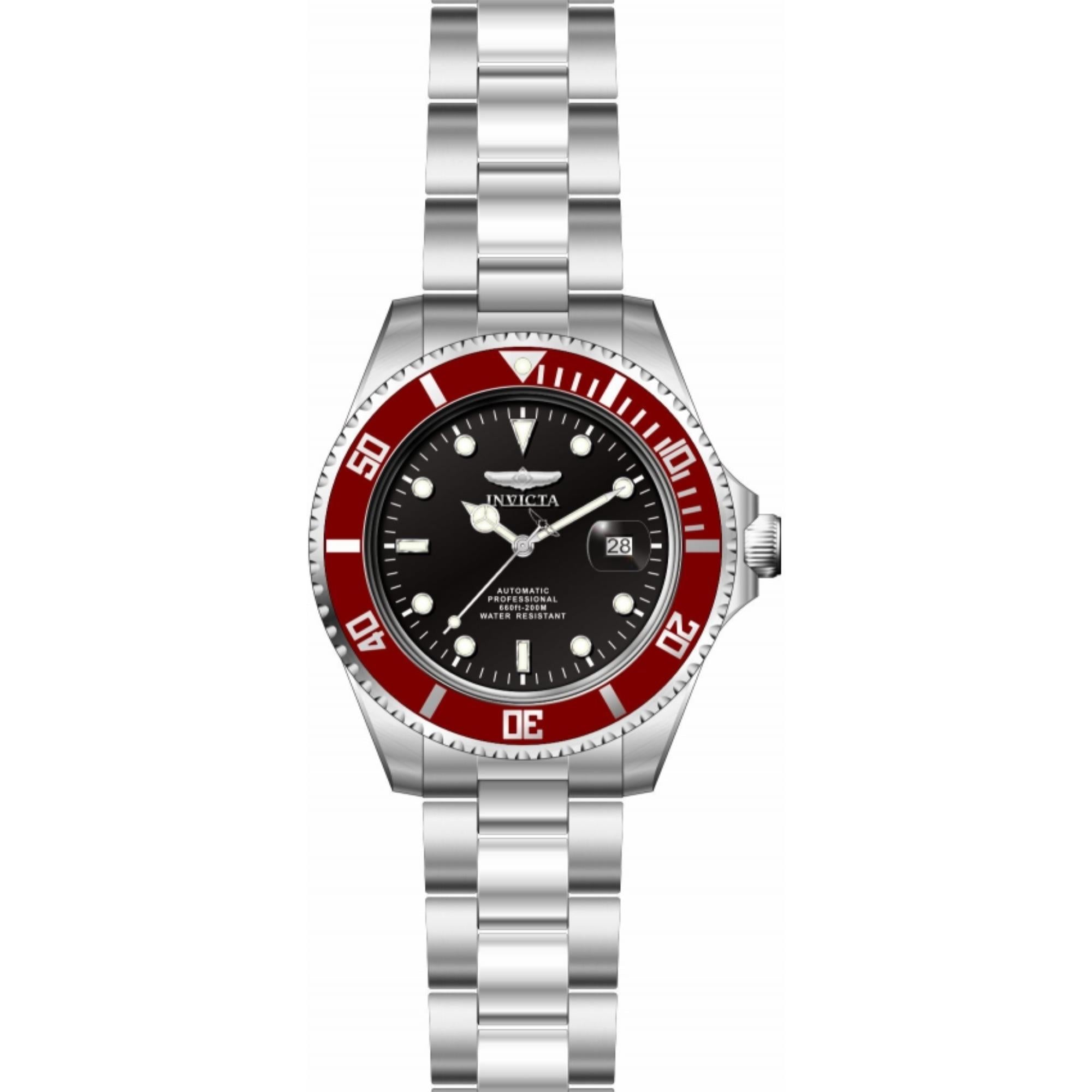 Invicta Pro Diver Automatic Black Dial Steel Strap Men's Watch 35854