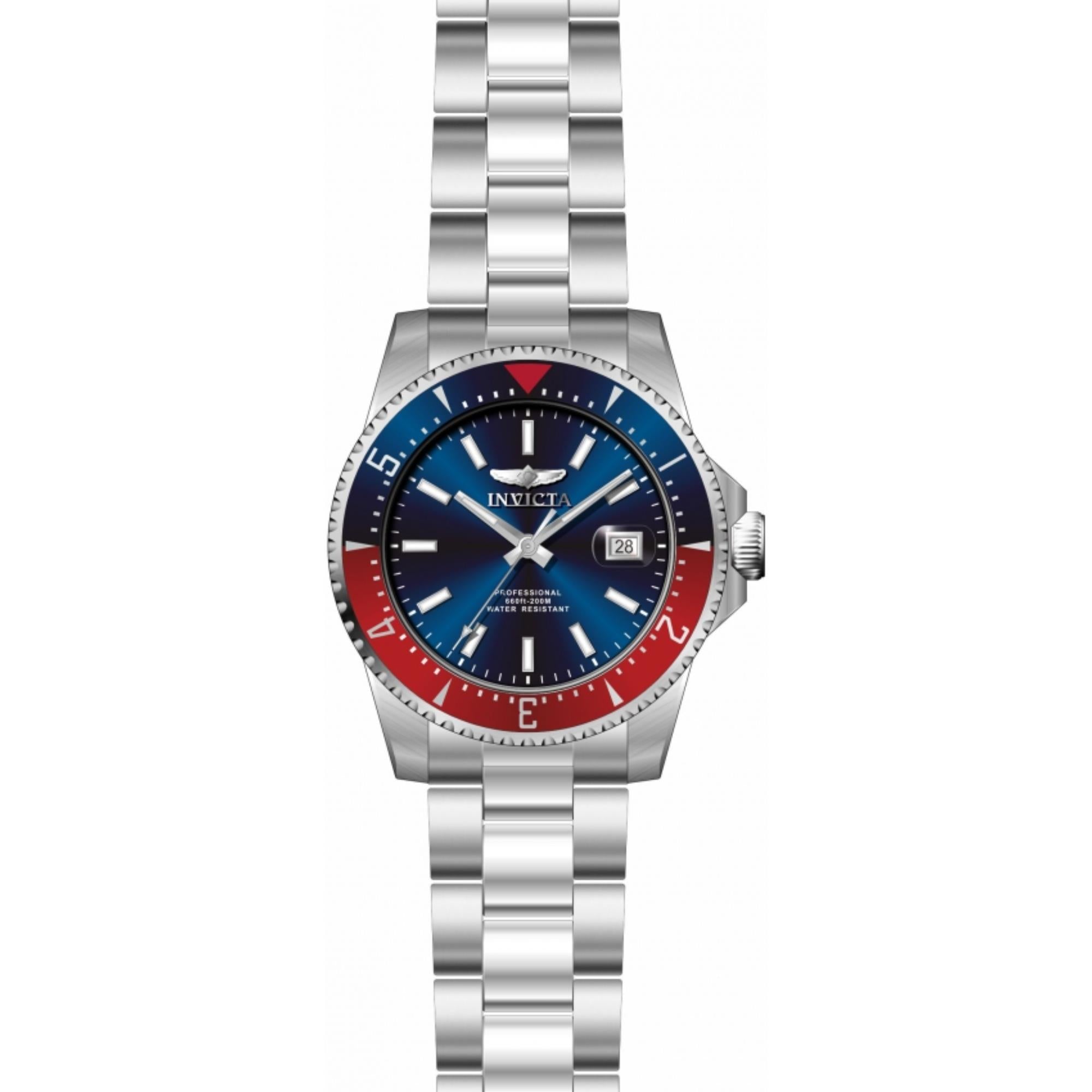 Invicta Pro Diver Automatic Blue Dial Steel Strap Men's Watch 36784