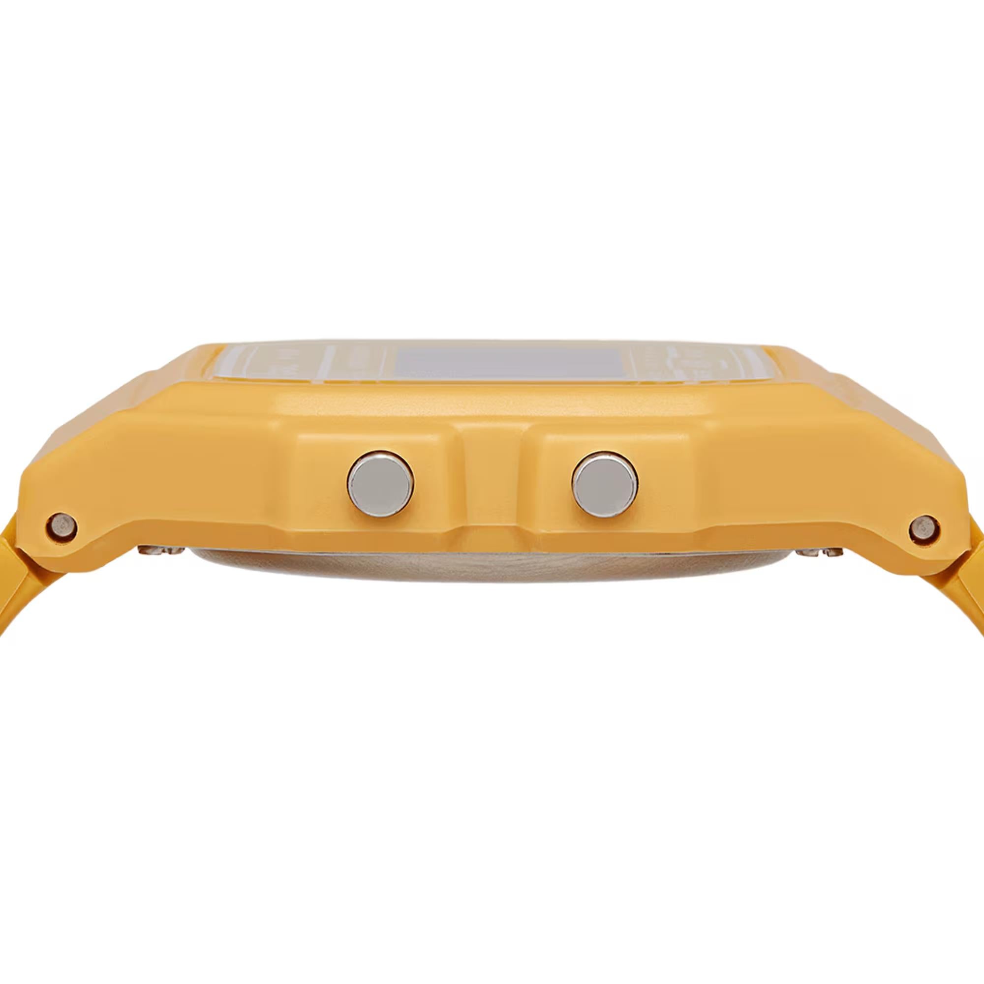 Casio Vintage Digital Mustard Yellow Resin Strap Unisex Watch F-91WC-9AEF