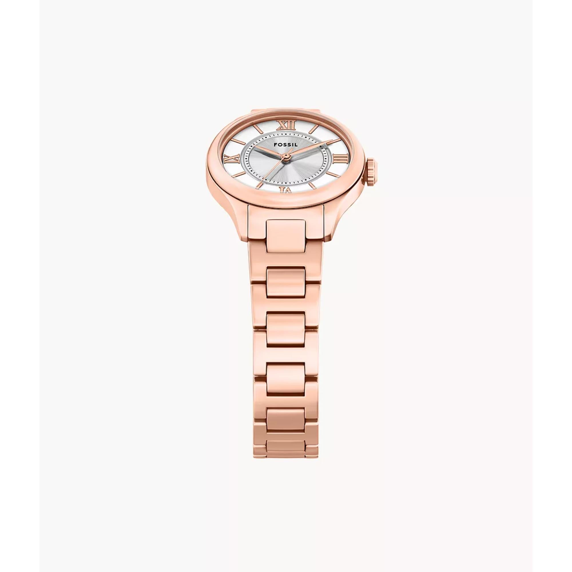 Fossil Gilmore Quartz Silver Dial Steel Strap Women's Watch ES5420