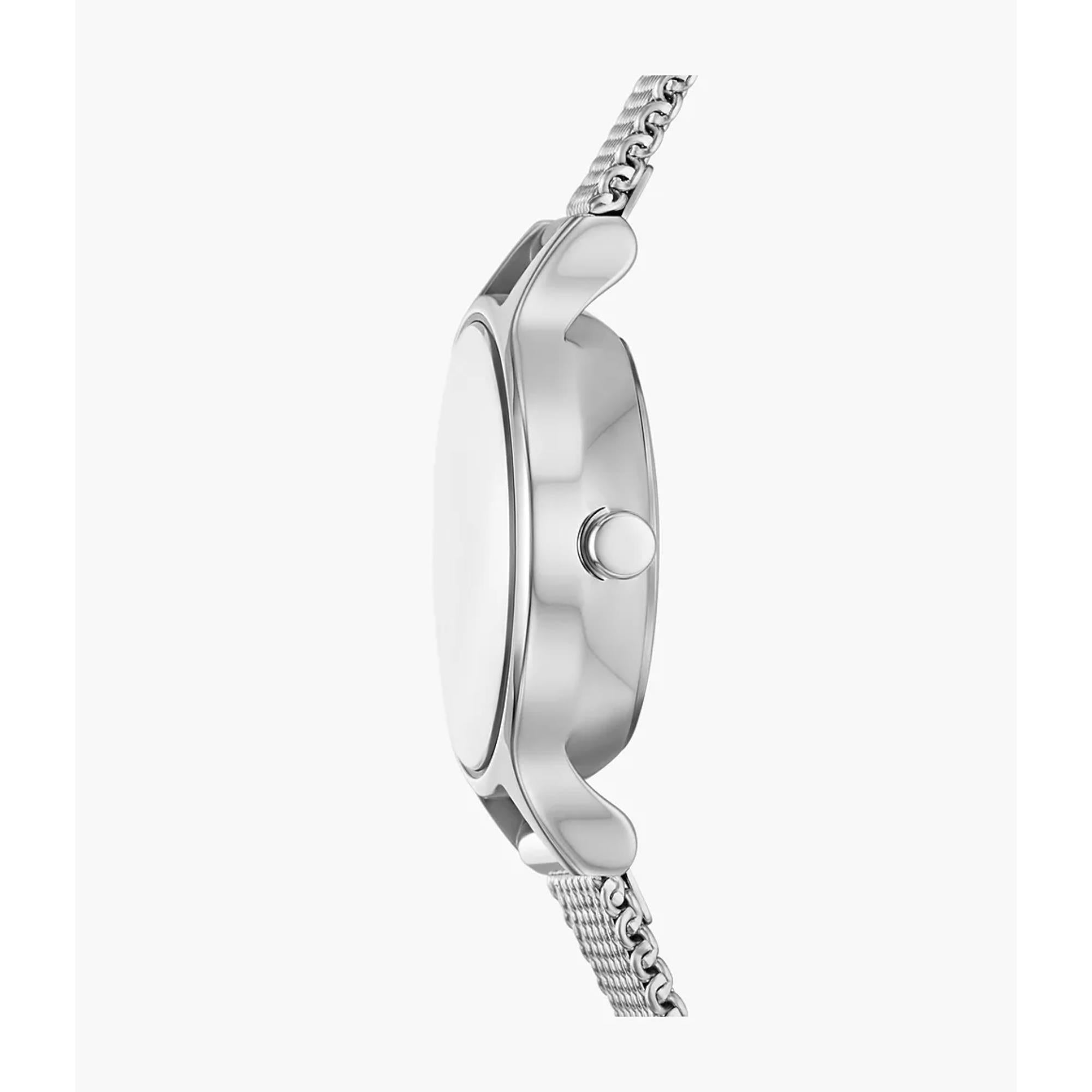Skagen Anita Micro Quartz Blue Dial Steel Strap Women's Watch SKW3172