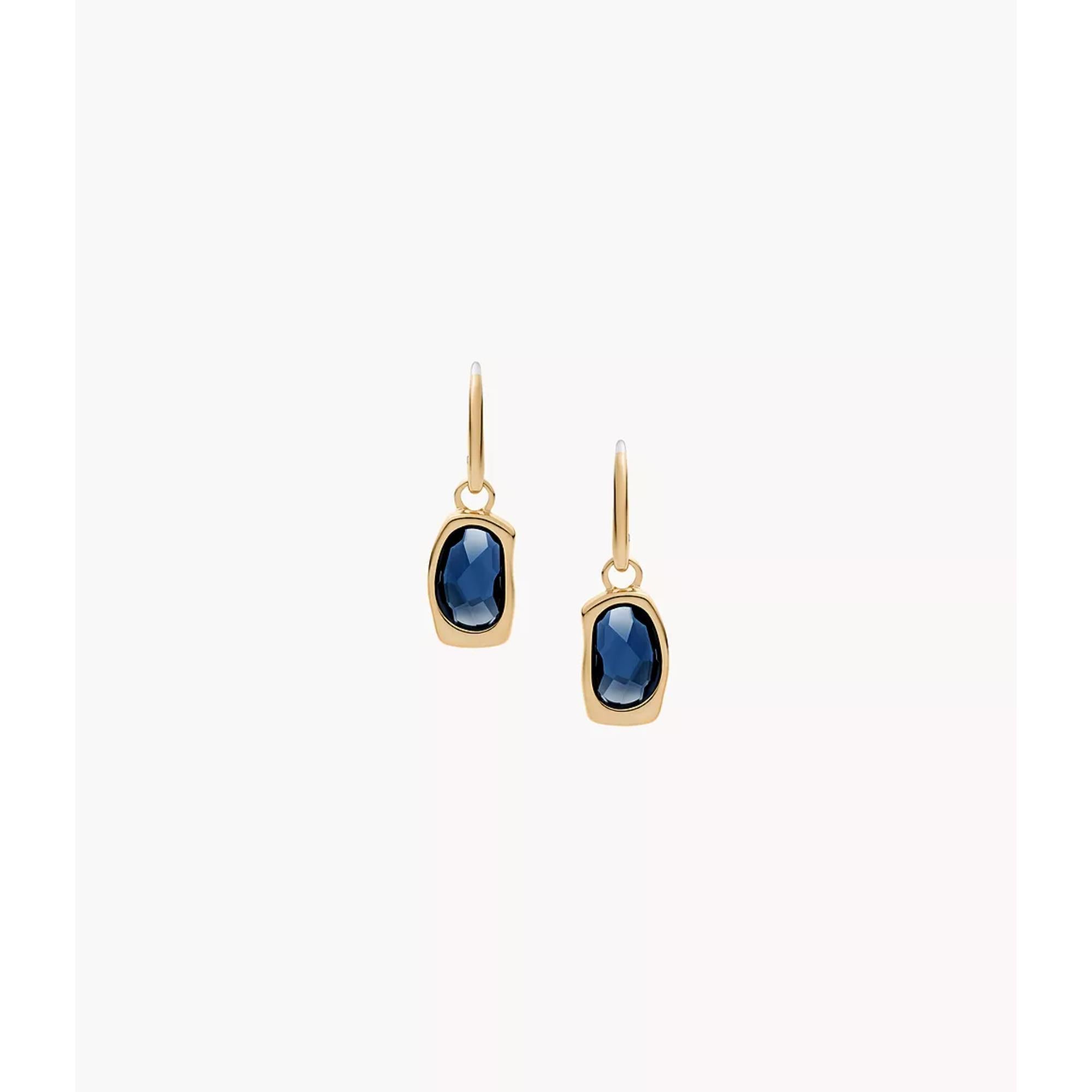Skagen Sofie Sea Glass Gold-Tone Stainless Steel Drop Women's Earrings SKJ1885710