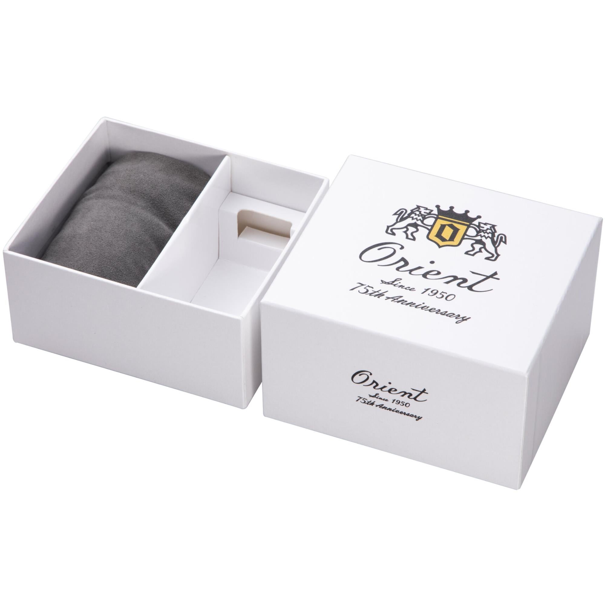 Orient Contemporary Stretto Date 75th Anniversary Limited Edition Grey Dial Men's Watch RA-AC0R04N30B