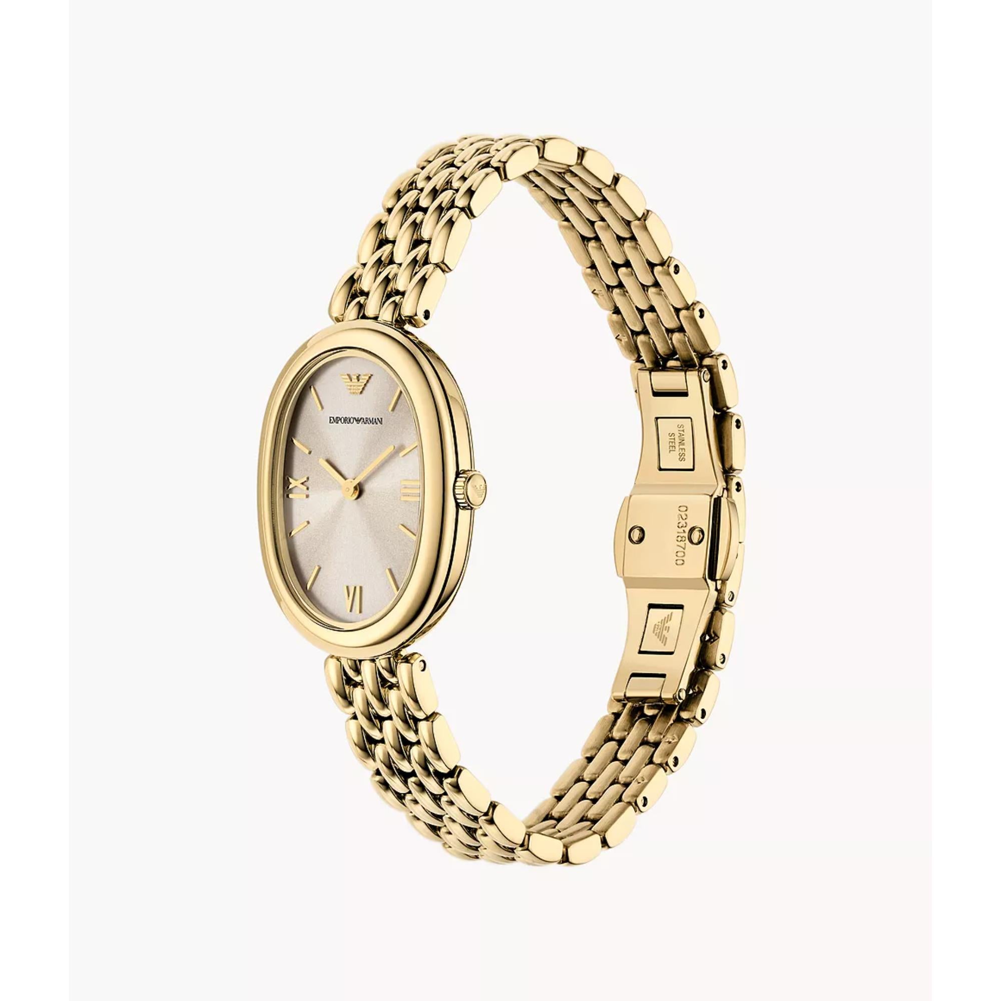 Emporio Armani Ophelia Gray Dial Steel Strap Women's Watch AR11707
