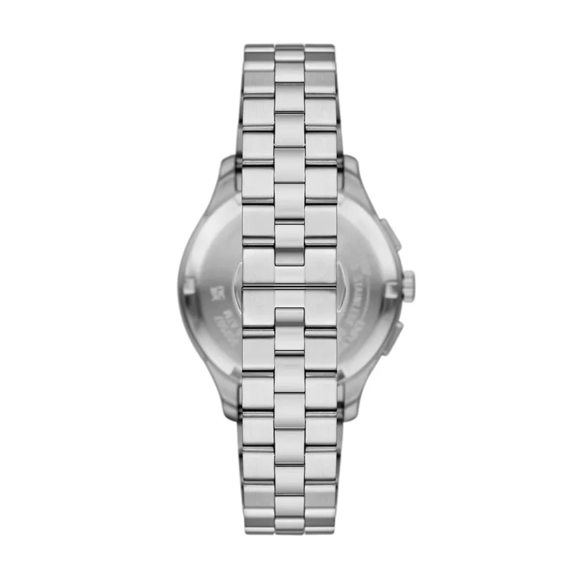 Emporio Armani Dario Chronograph Quartz Black Dial Steel Strap Men's Watch AR11691