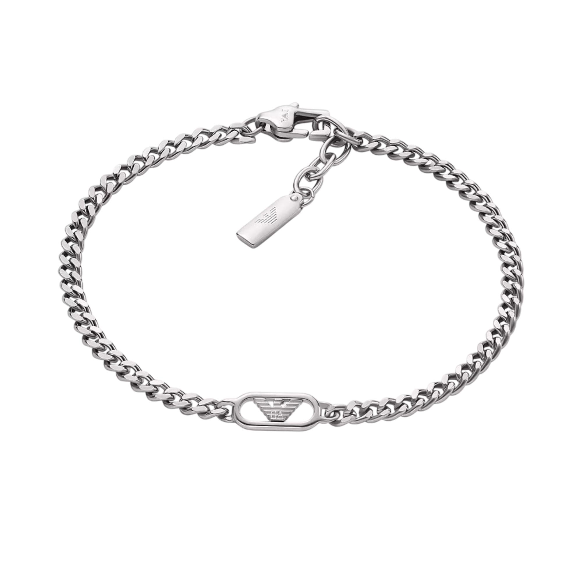 Emporio Armani Stainless Steel Chain Men's Bracelet EGS3247040