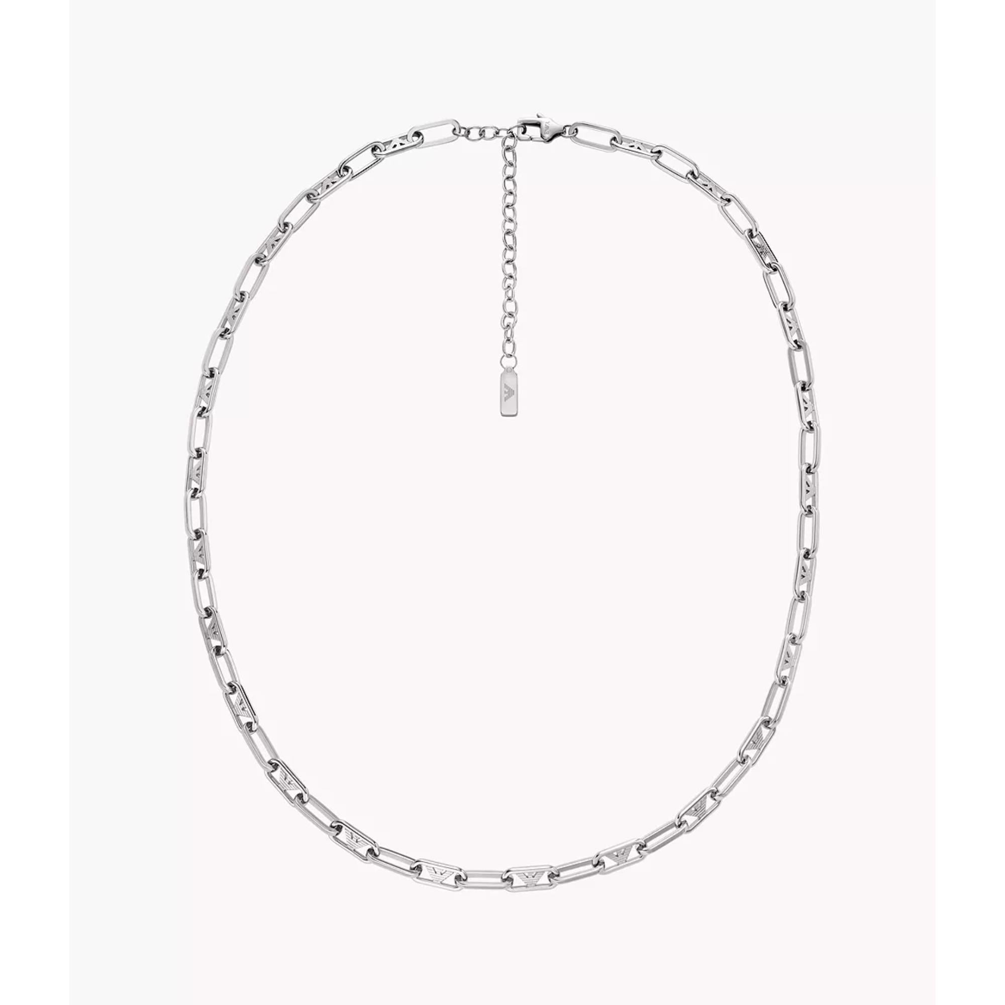 Emporio Armani Stainless Steel Chain Men's Necklace EGS3248040