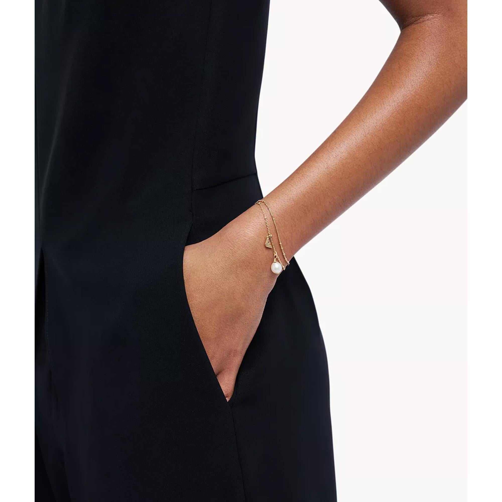 Emporio Armani Gold-Tone Brass Pendant Women's Bracelet EGS3274710