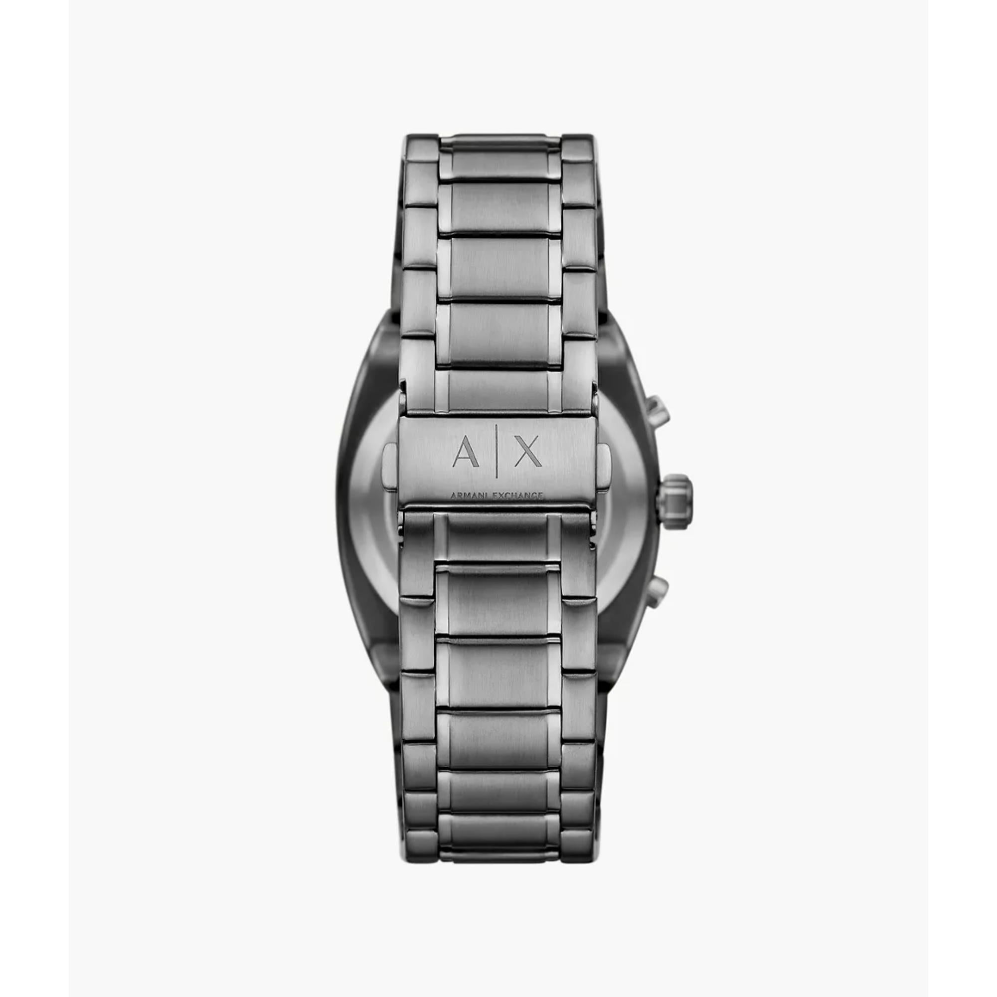 Armani Exchange Oliver Chronograph Quartz Black Dial Steel Strap Men's Watch AX2823