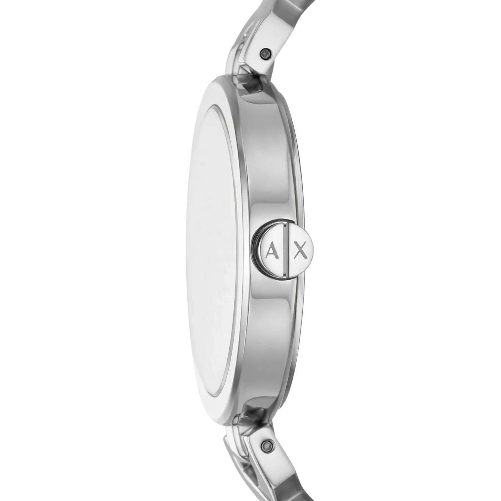 Armani Exchange Ava Quartz Silver Dial Steel Strap Women's Watch AX5830