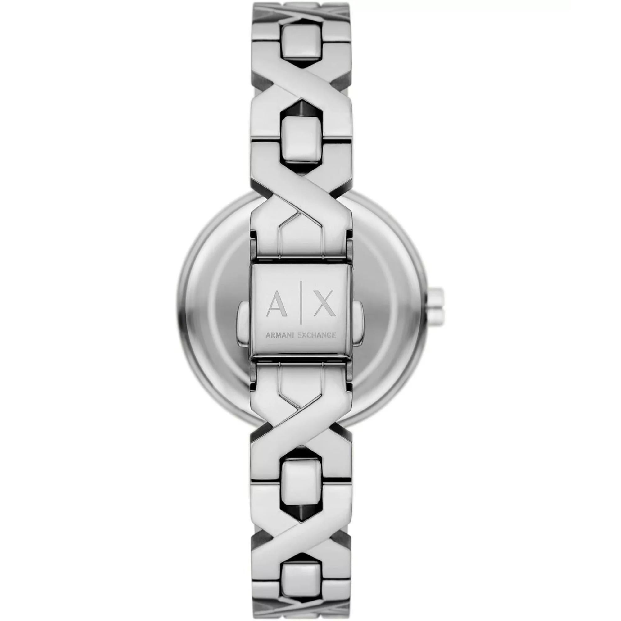 Armani Exchange Ava Quartz Silver Dial Steel Strap Women's Watch AX5830