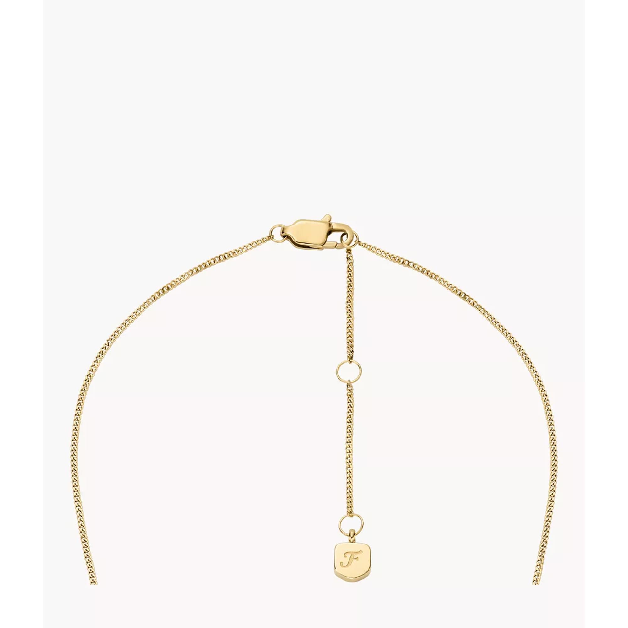 Fossil Sutton Pavé Butterfly Gold-Tone Women's Necklace JF04920710