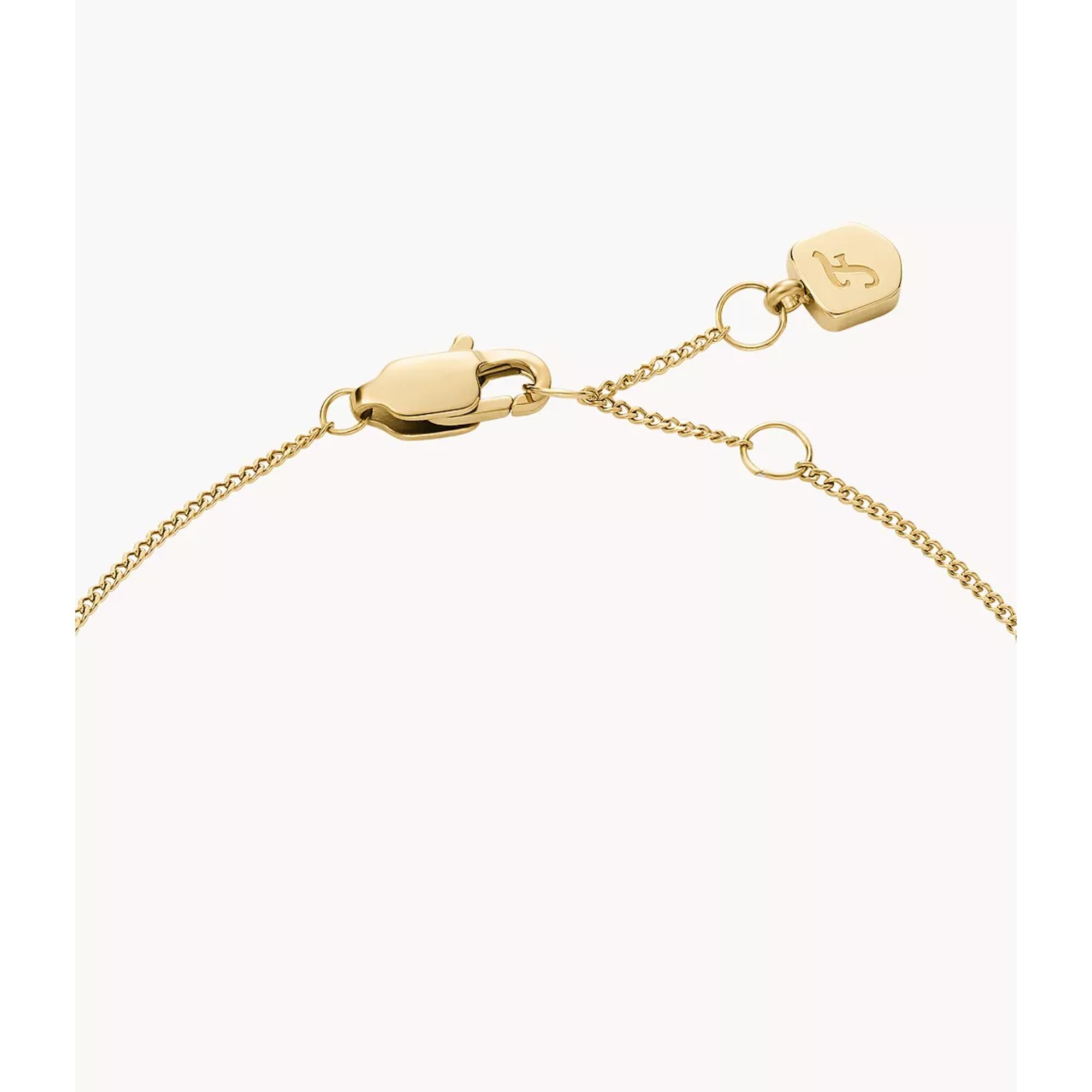 Fossil Sutton Pavé Butterfly Gold-Tone Stainless Steel Women's Bracelet JF04921710