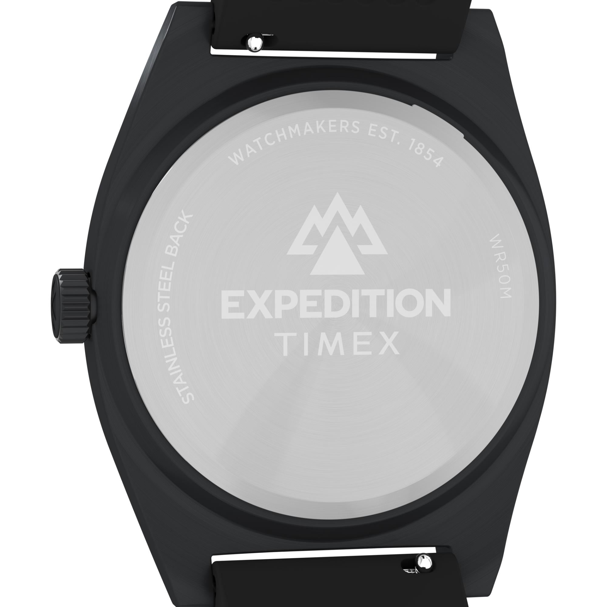 Timex Expedition Capstone Quartz Black Dial Silicone Strap Men's Watch TW2Y18100