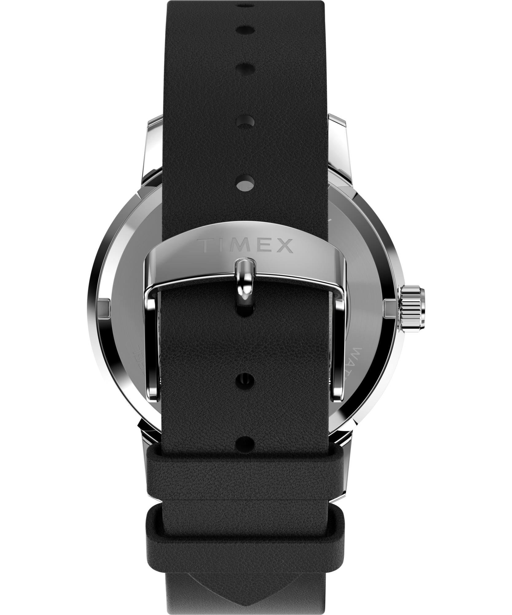 Timex X Peanuts Automatic Silver Dial Leather Strap Men's Watch TW2W87200