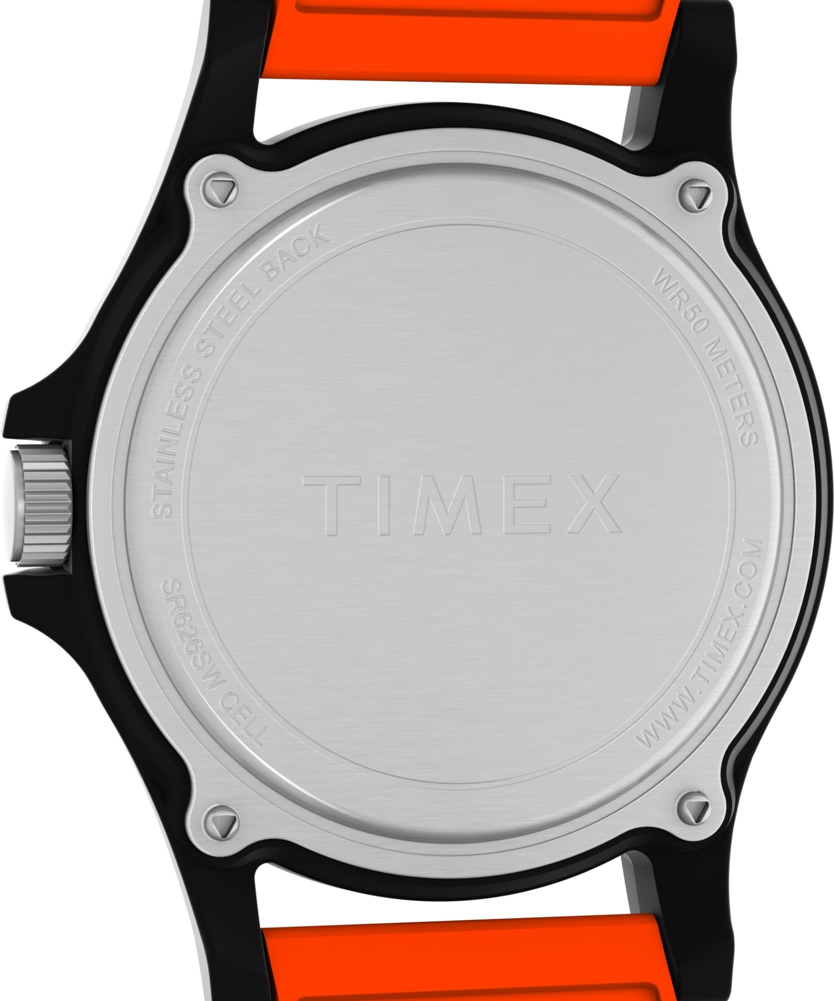 Timex Main Street NASA Artemis Quartz White Dial Silicone Strap Unisex Watch TW2Y13000