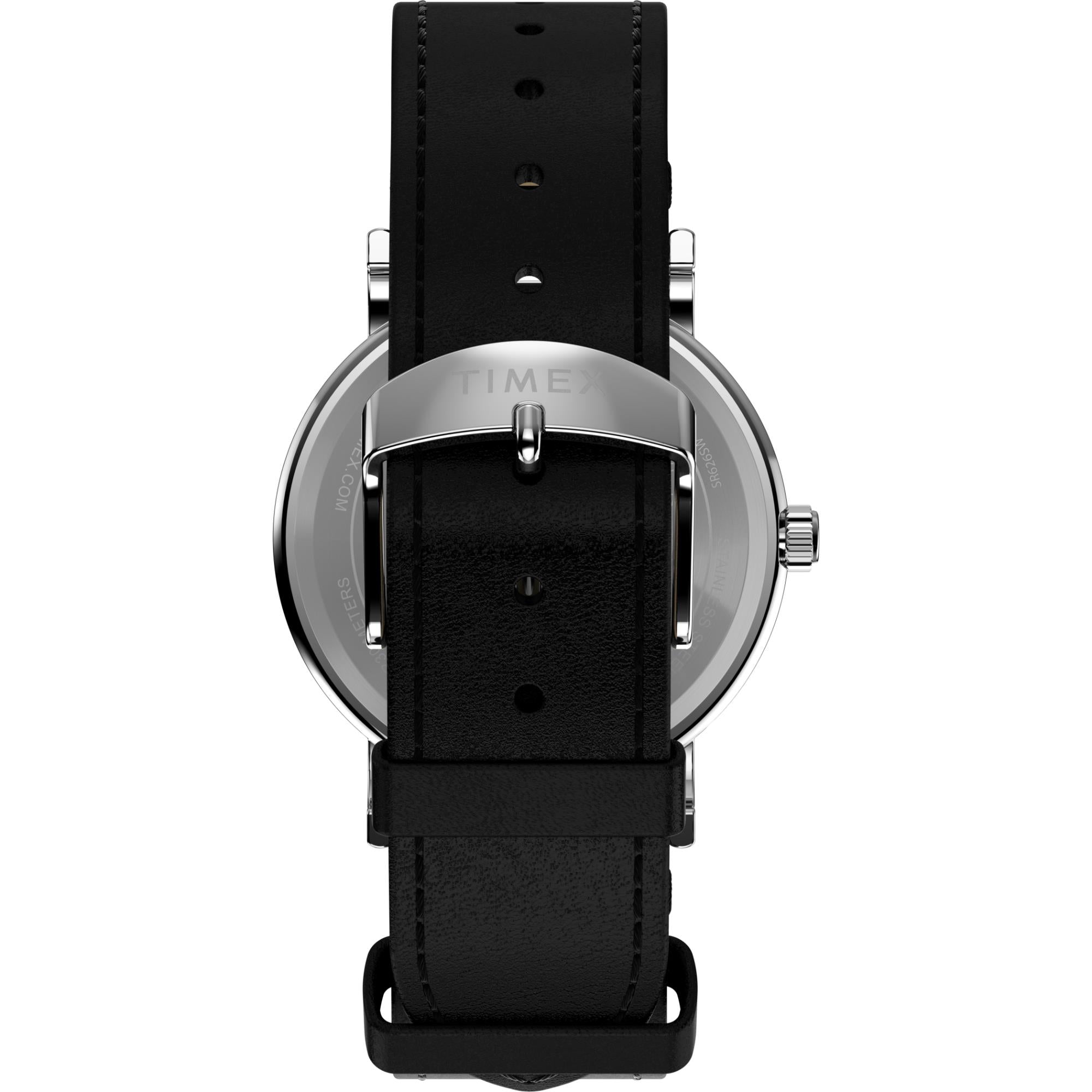 Timex X Peanuts Snoopy Dancing Quartz White Dial Leather Strap Unisex Watch TW2Y31000