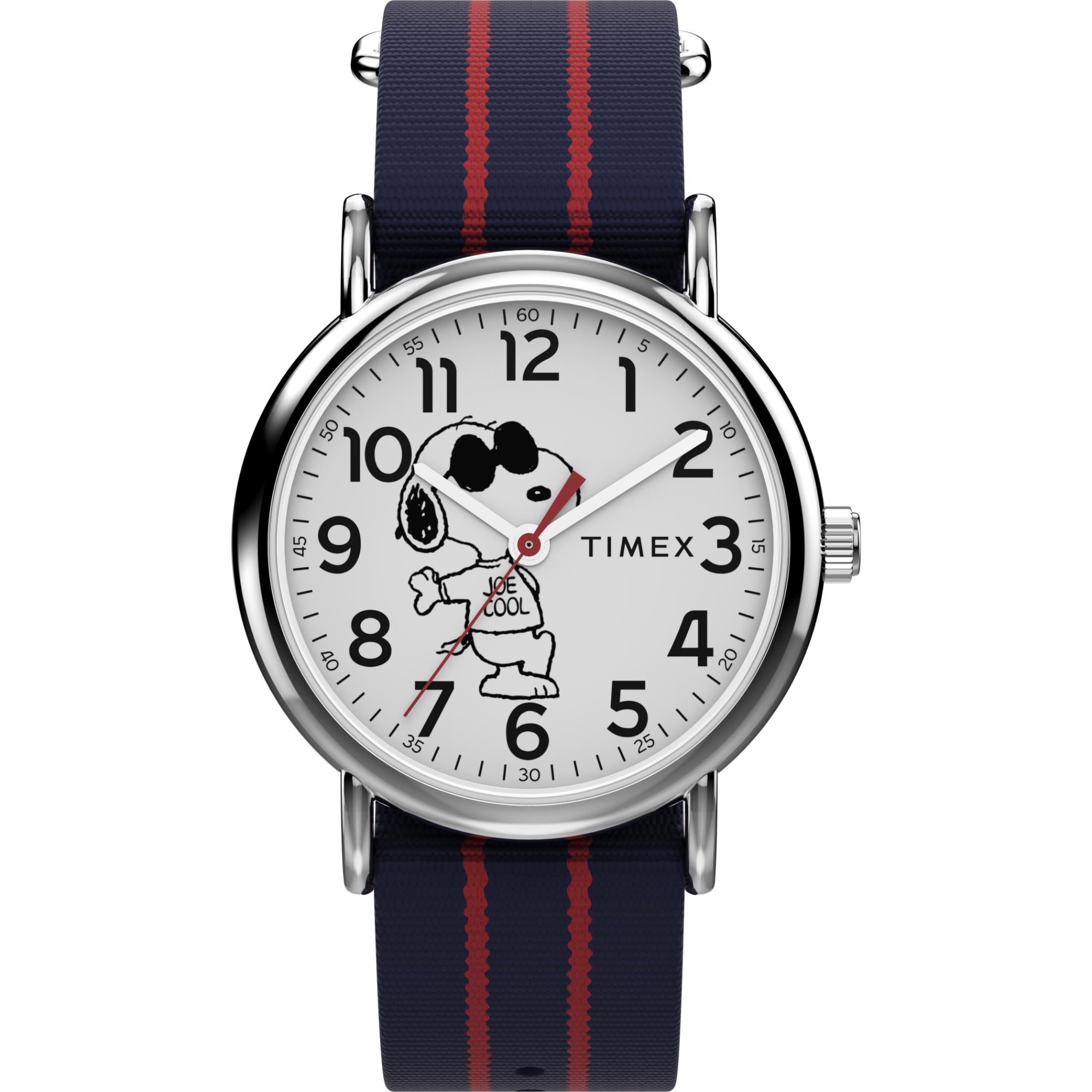 Timex X Peanuts Quartz White Dial Textile Strap Unisex Watch TW2Y31100