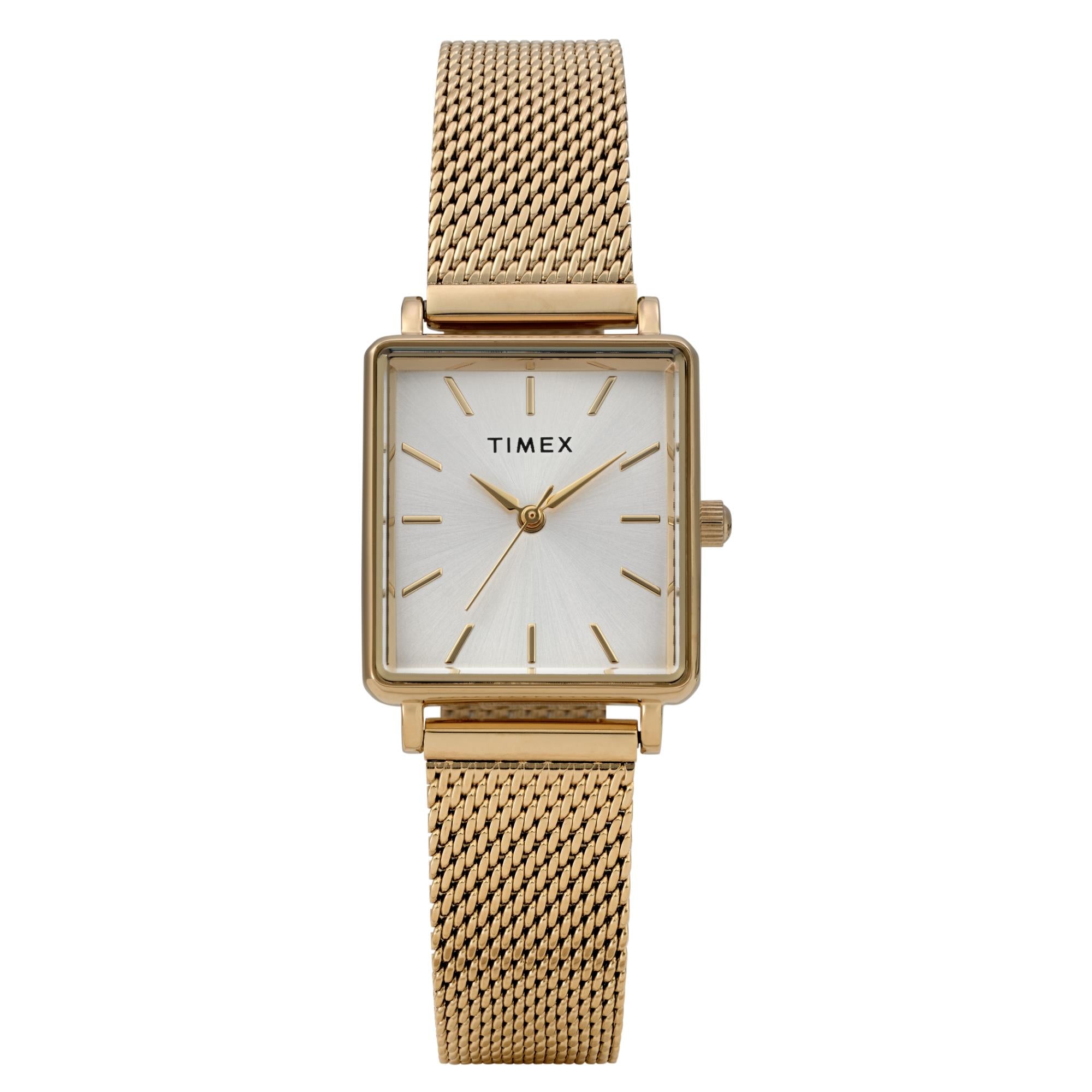 Timex Transcend Quartz Silver Dial Steel Strap Women's Watch TW2Y26100