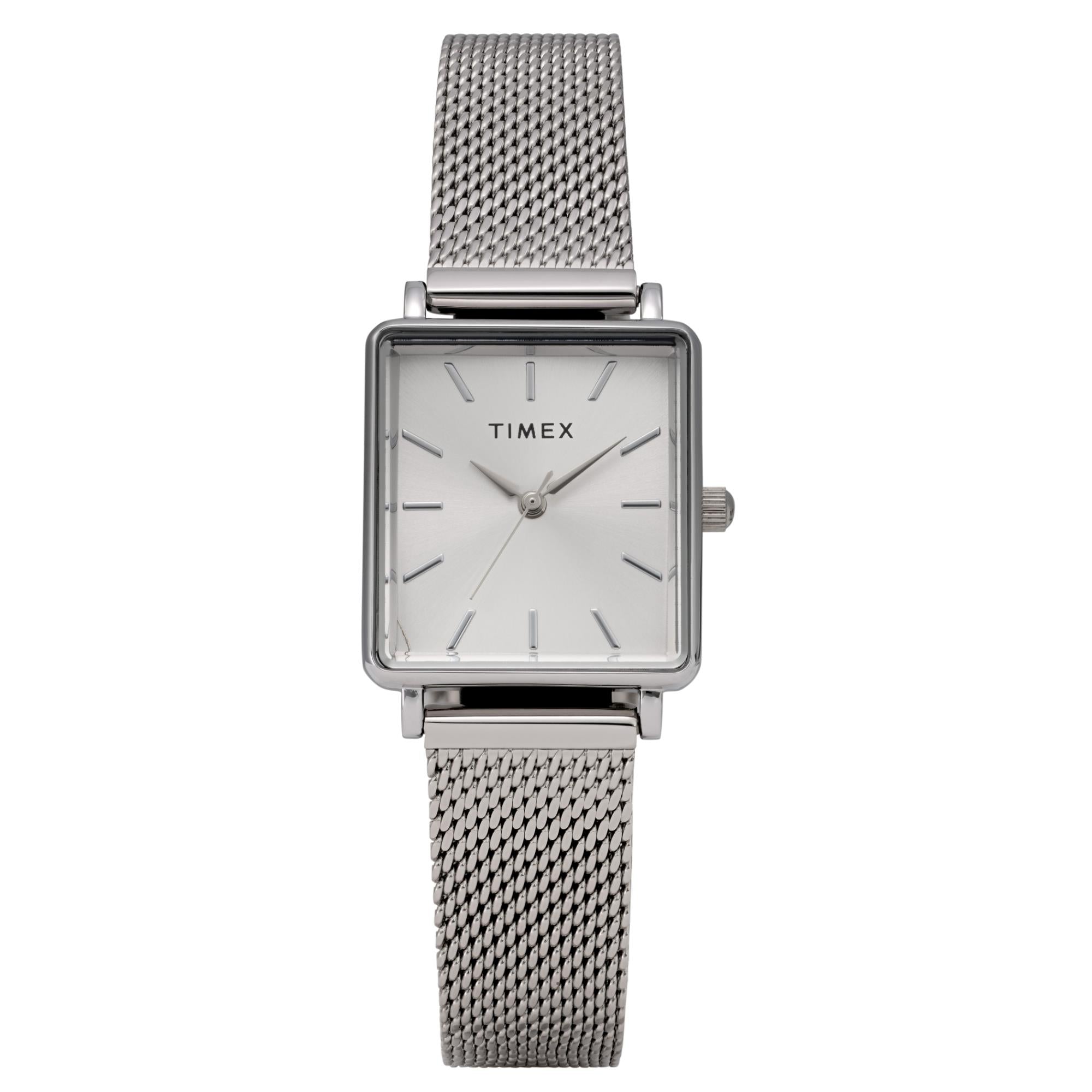 Timex Transcend Quartz Silver Dial Steel Strap Women's Watch TW2Y26300