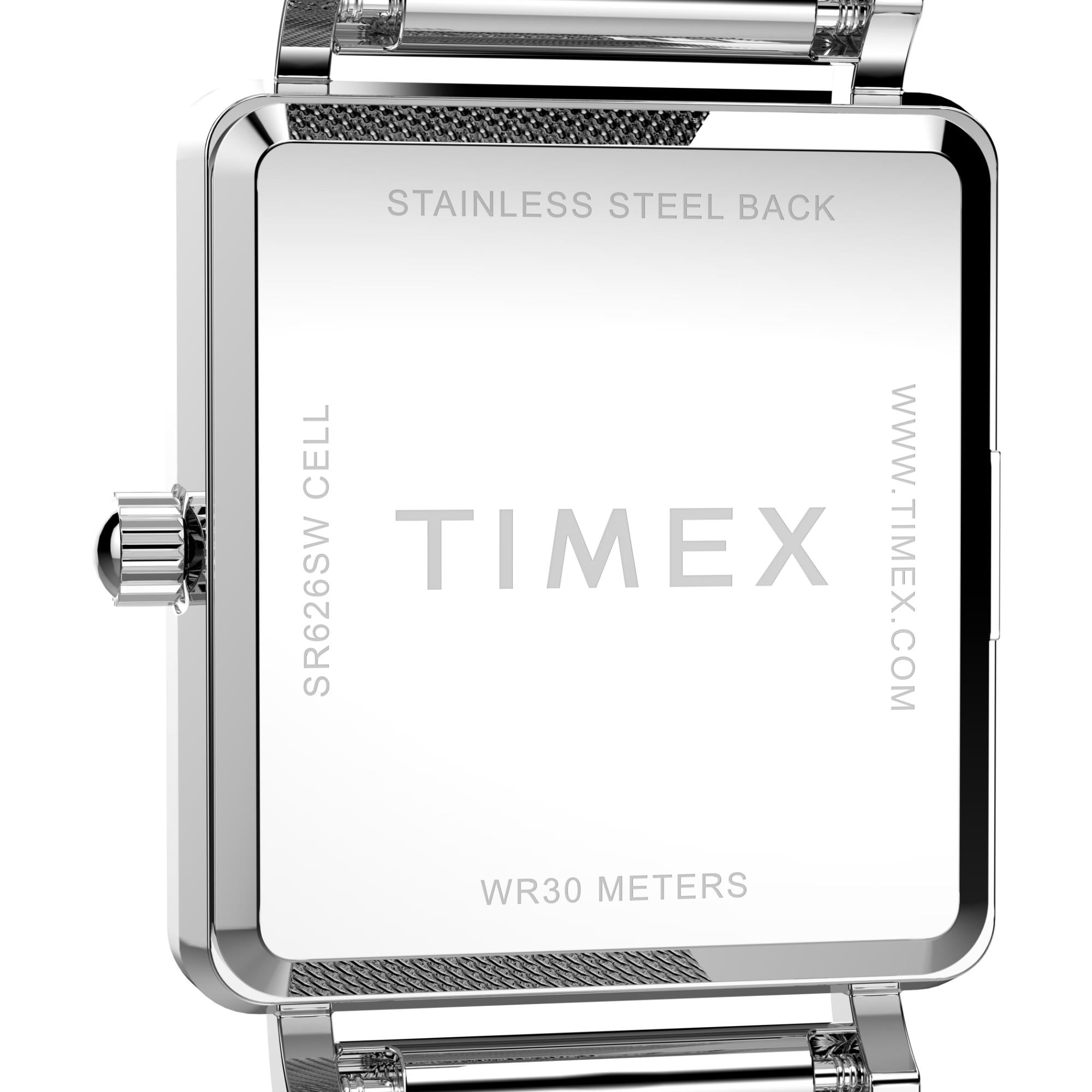 Timex Transcend Quartz Silver Dial Steel Strap Women's Watch TW2Y26300