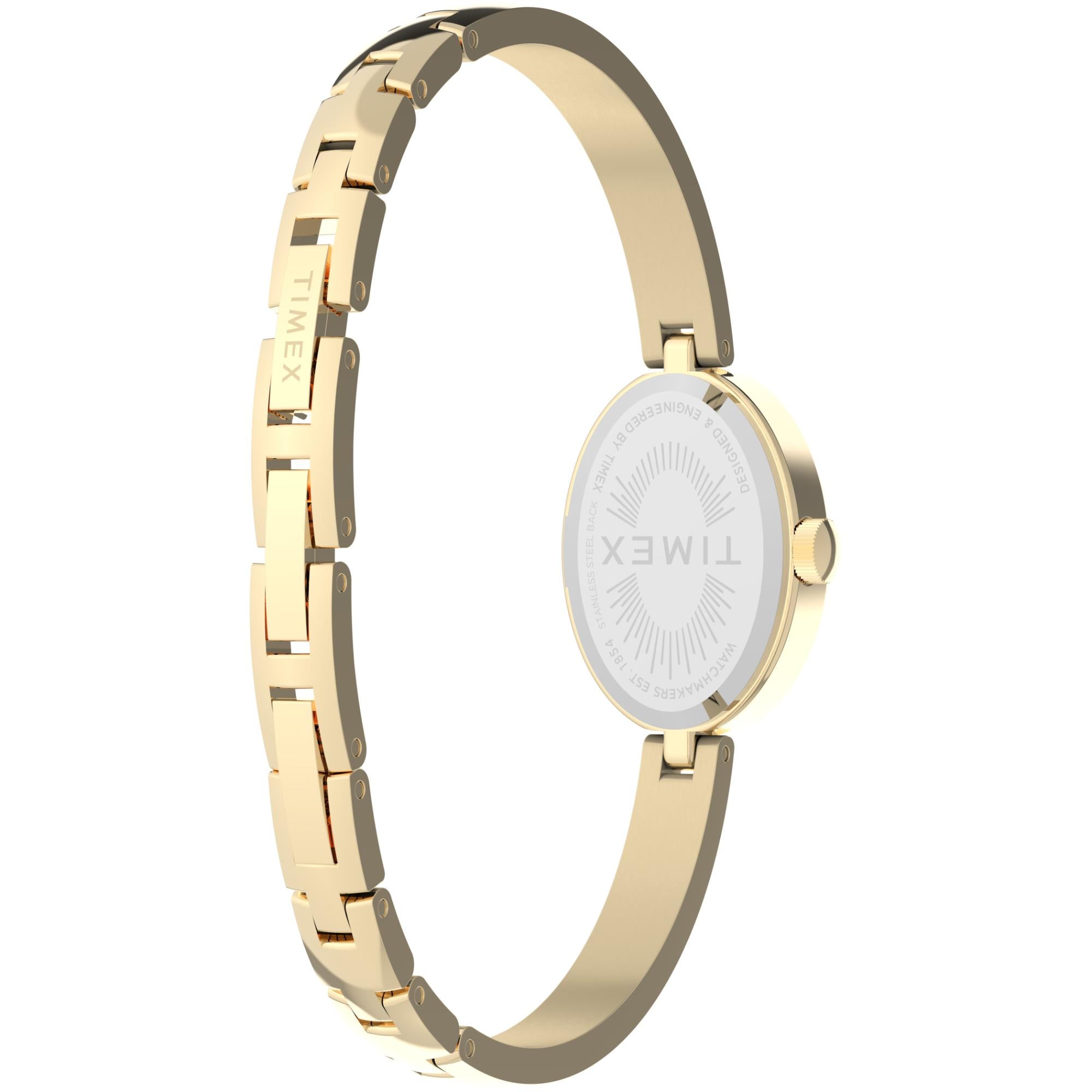Timex Trend Cavatina Quartz White Dial Steel Strap Women's Watch TW2Y27200
